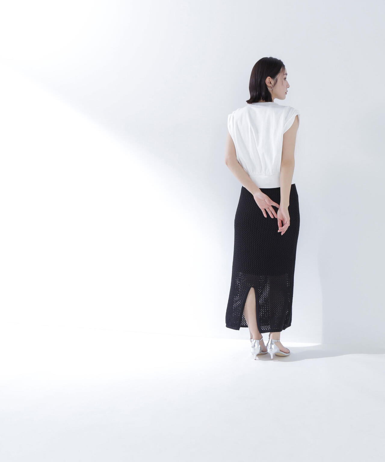 【THINK NATURAL】メッシュニットセットアップ*