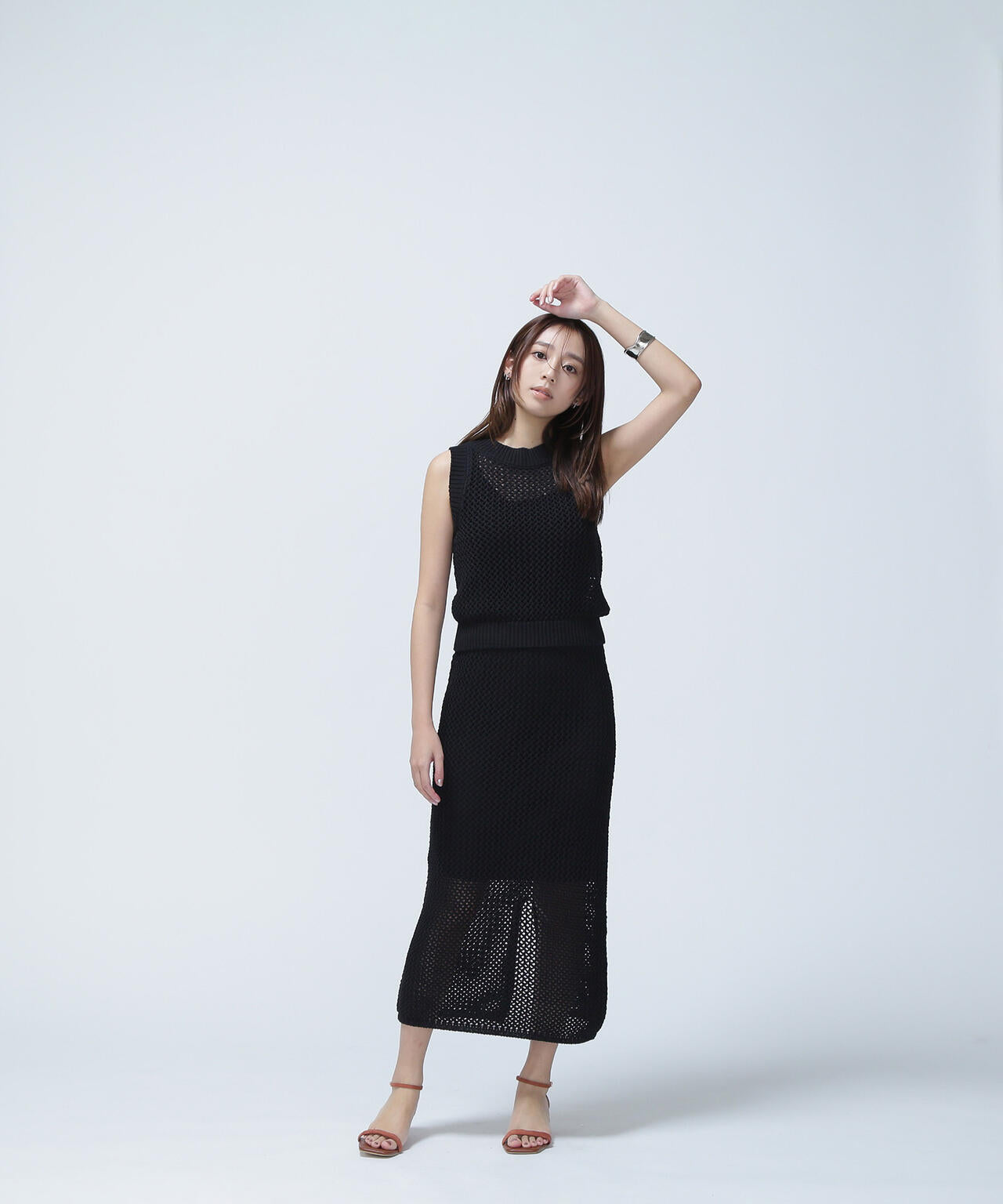 【THINK NATURAL】メッシュニットセットアップ*