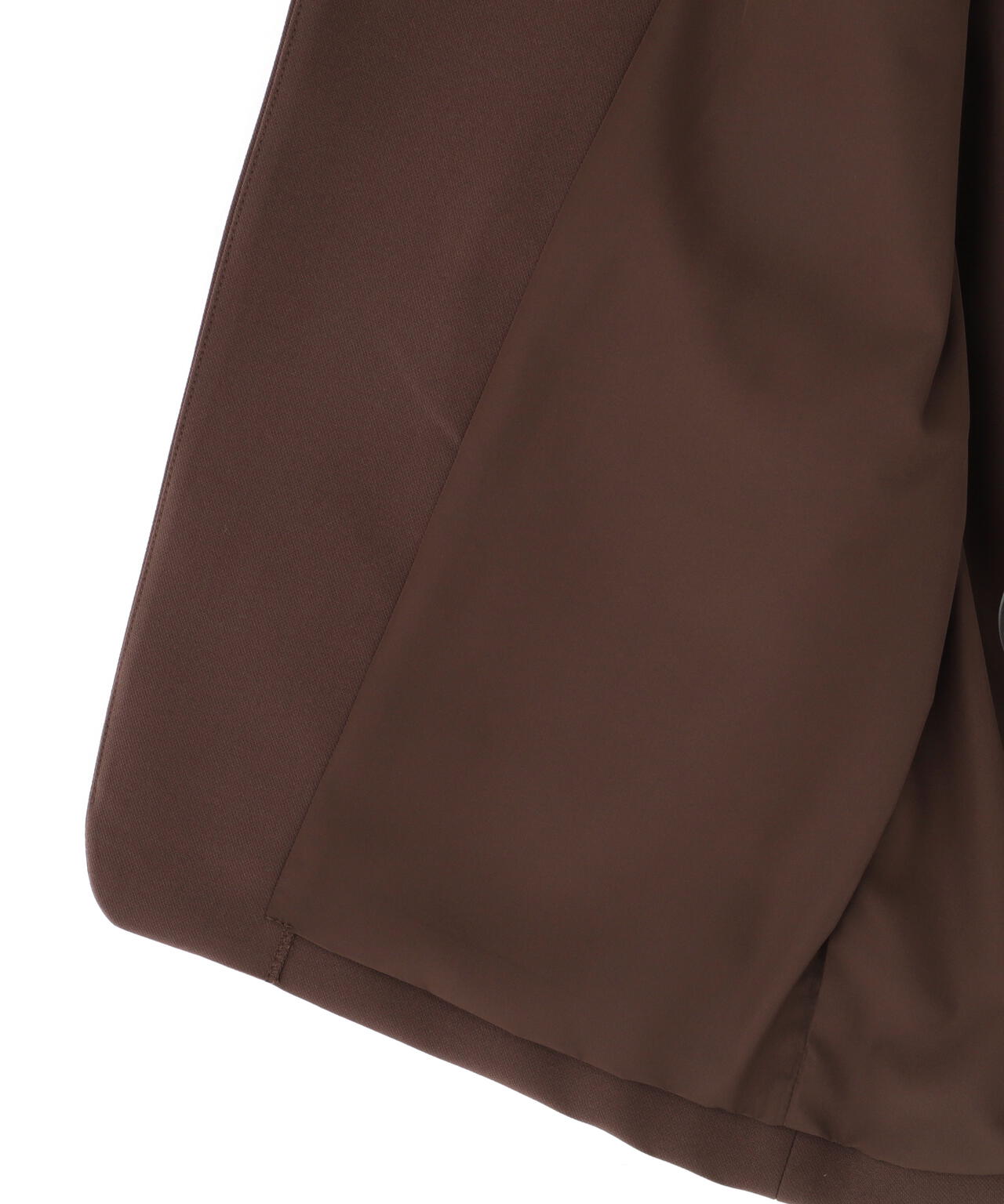 ノーカラーミニマルジレ