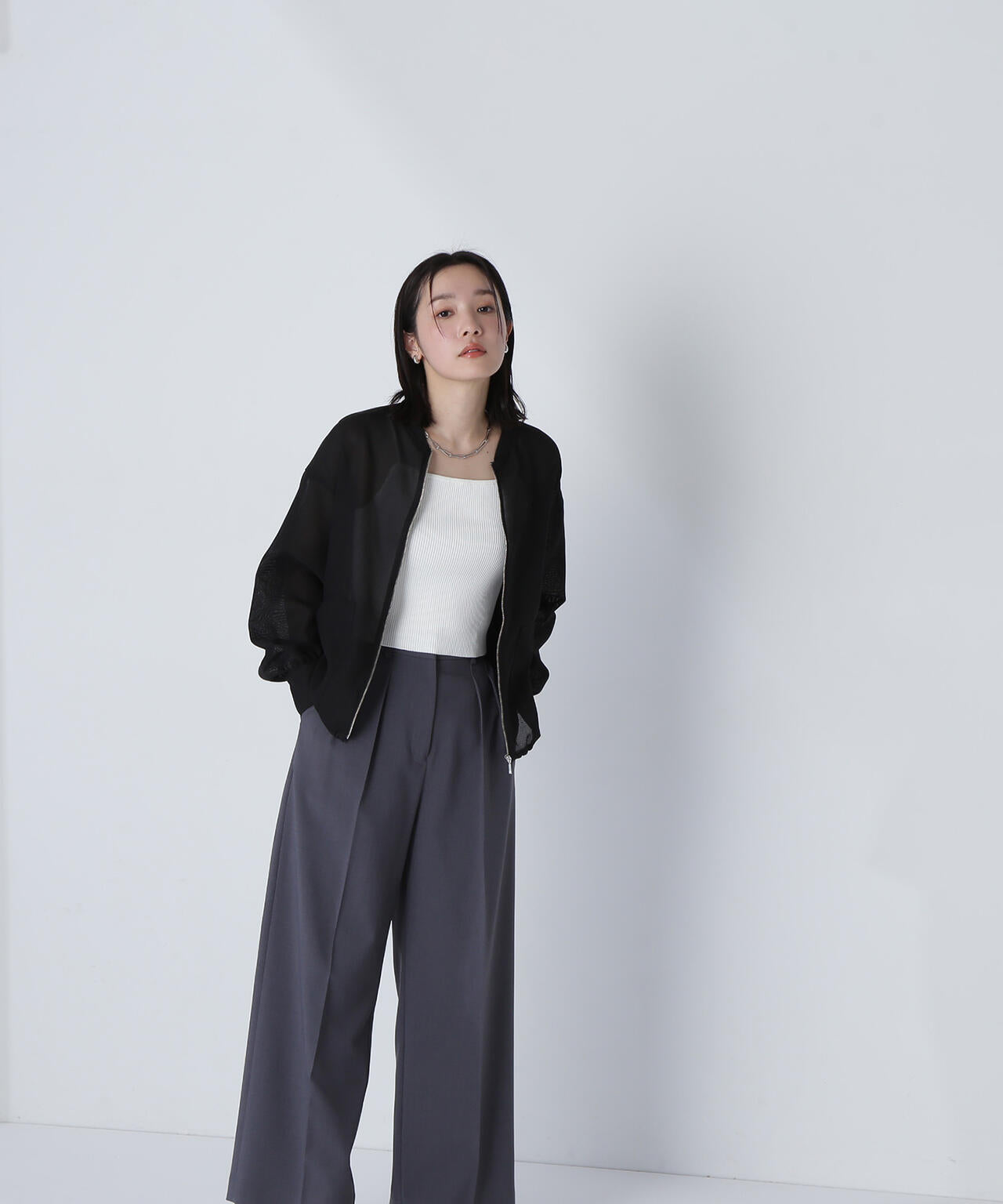 メッシュブルゾン*