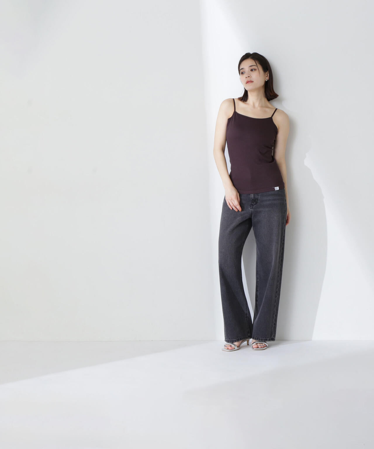 【6/12 10:00~6/15 SPECIAL COUPON 対象商品】【Oggi掲載】カップインバックシャンキャミソール