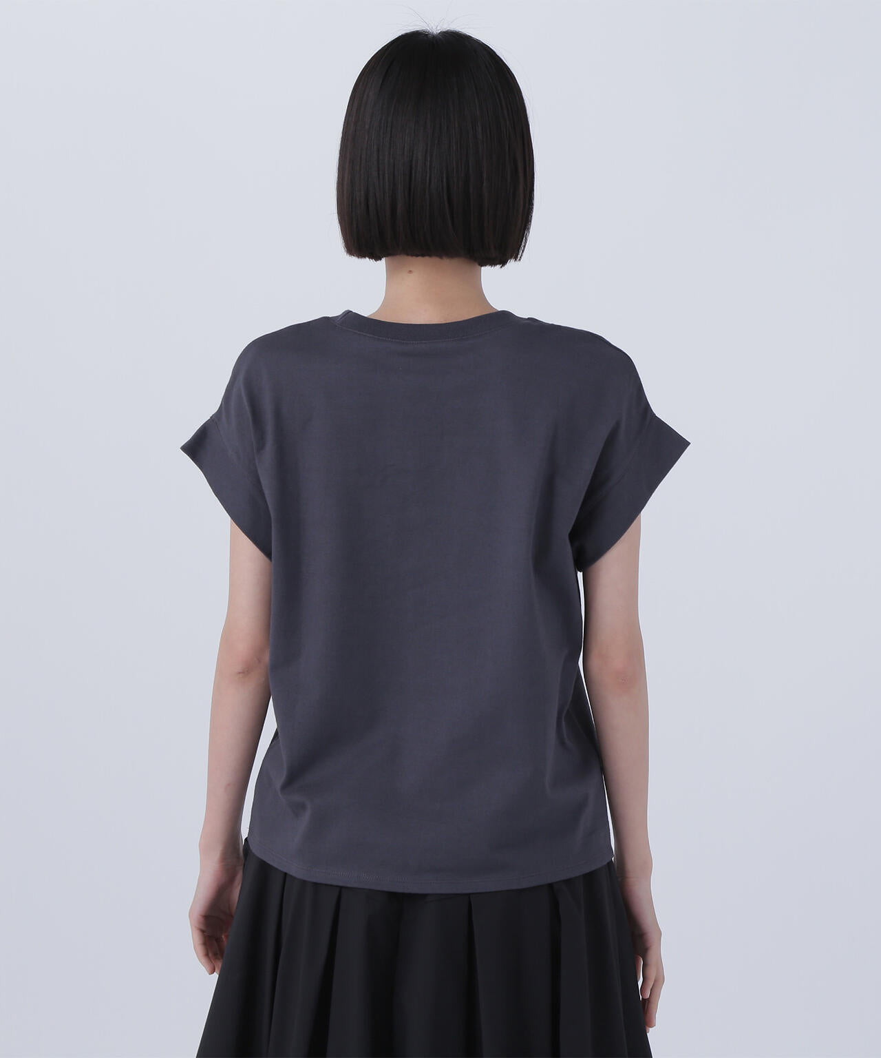 切替スリーブロゴTシャツ*