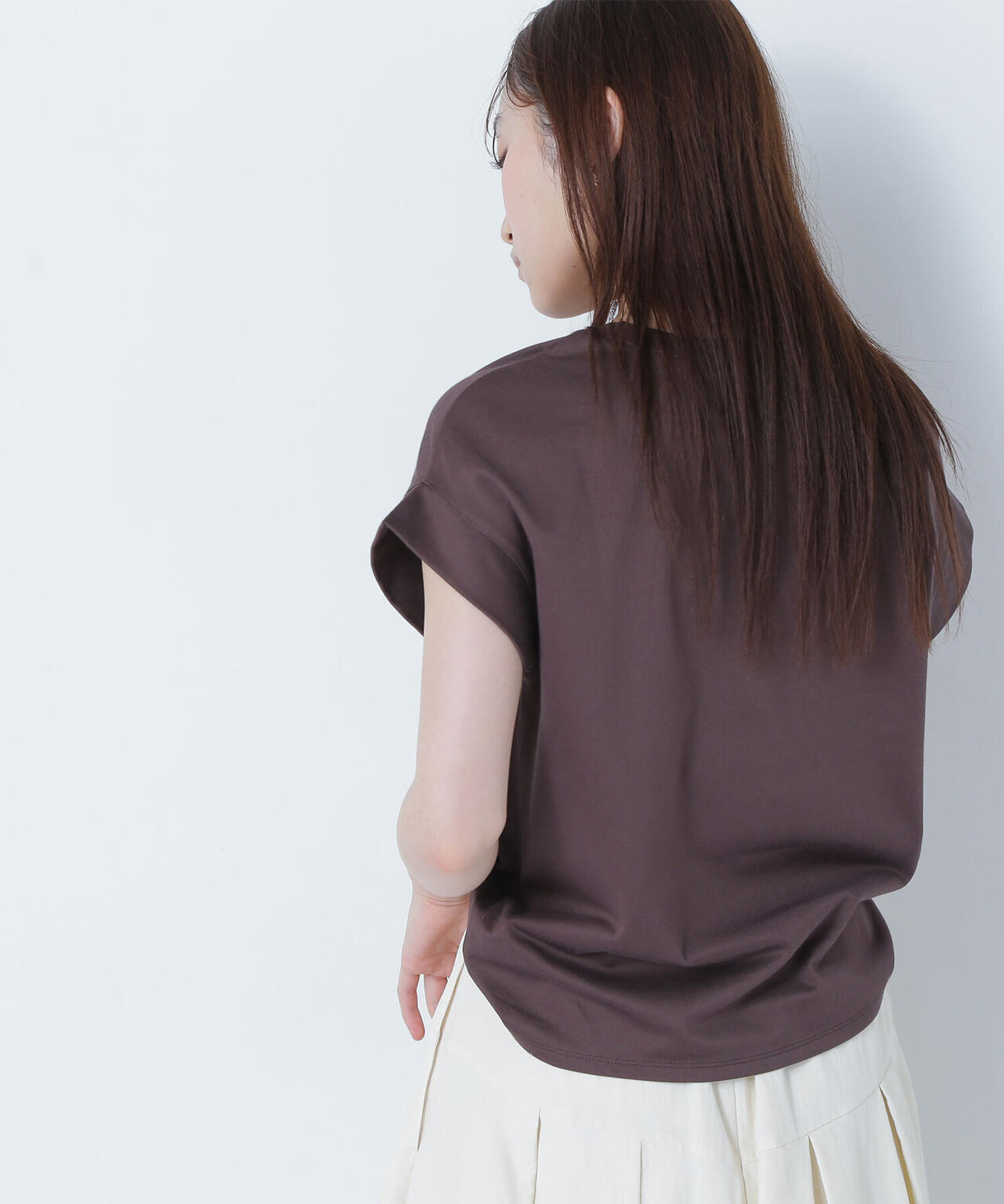 切替スリーブロゴTシャツ*
