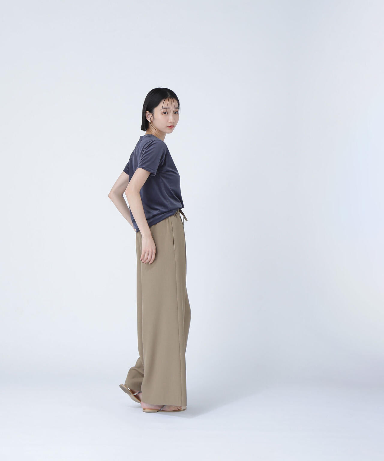 ベロアTシャツ*