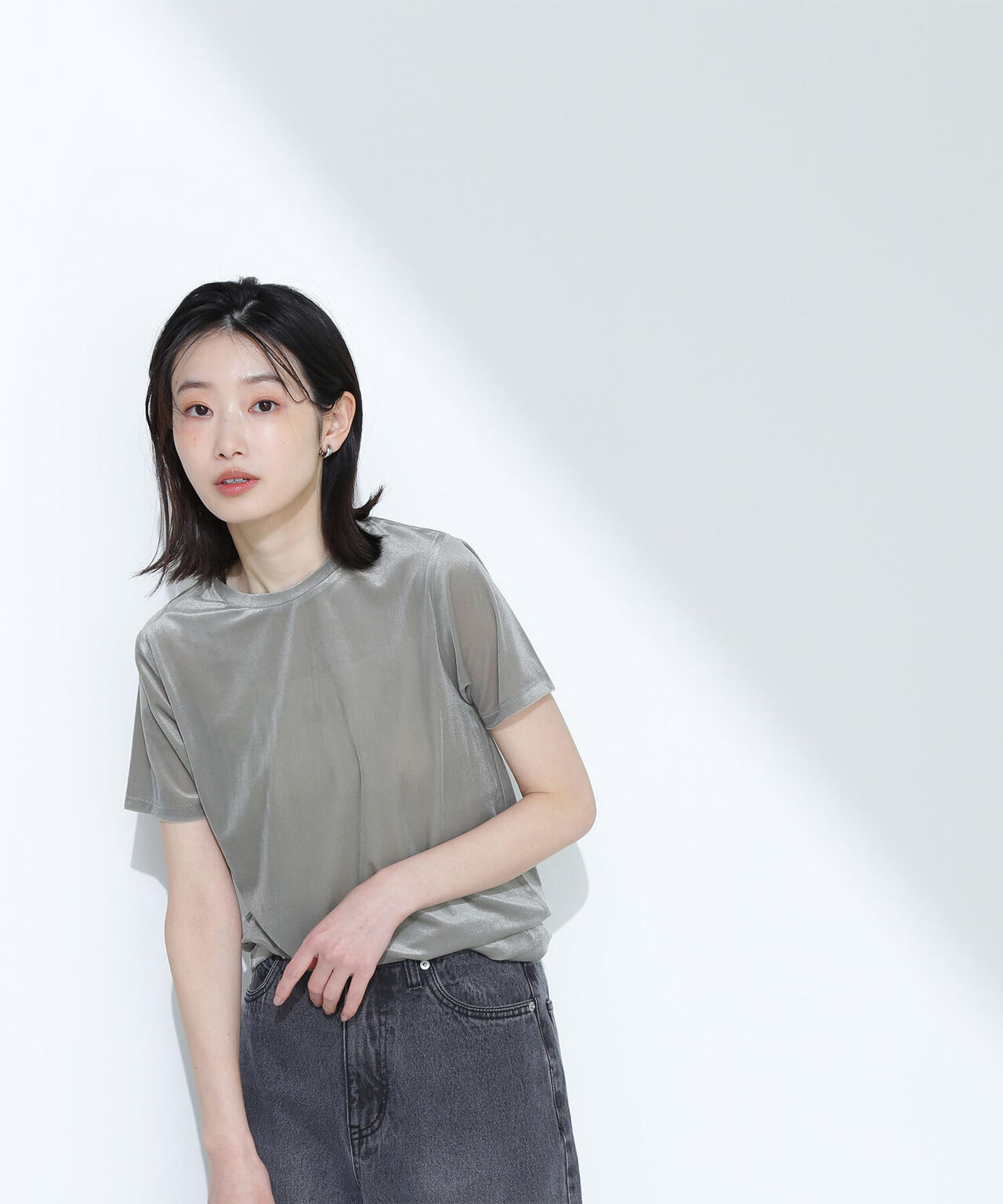 ベロアTシャツ*