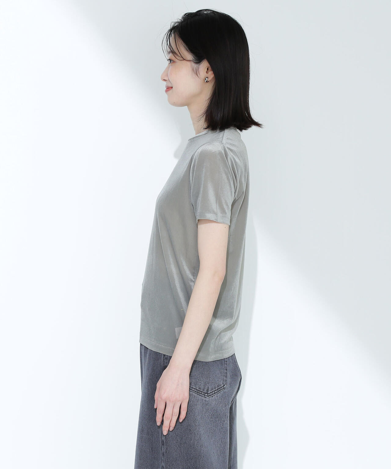 ベロアTシャツ*