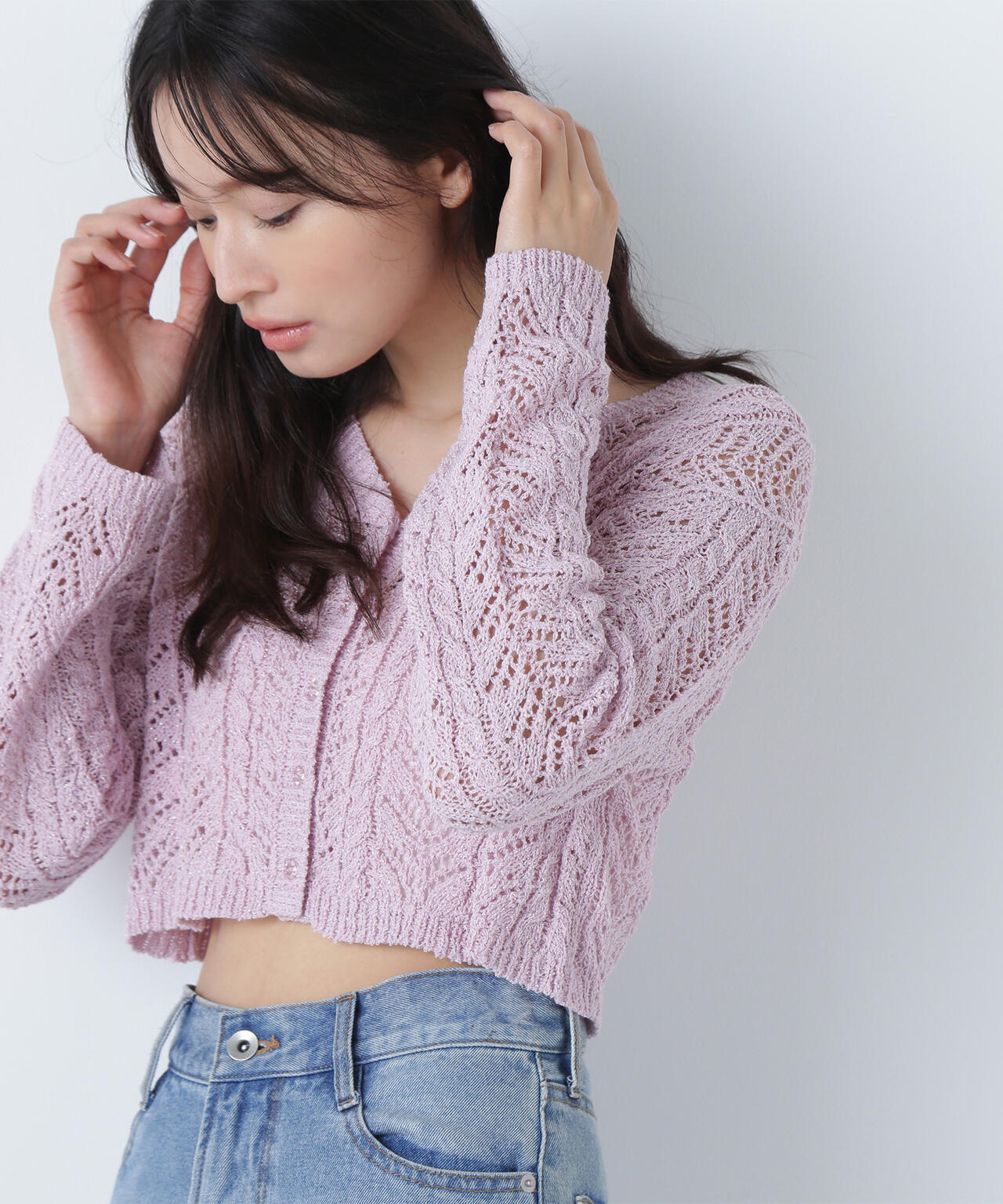 クロシェラメカーディガン*