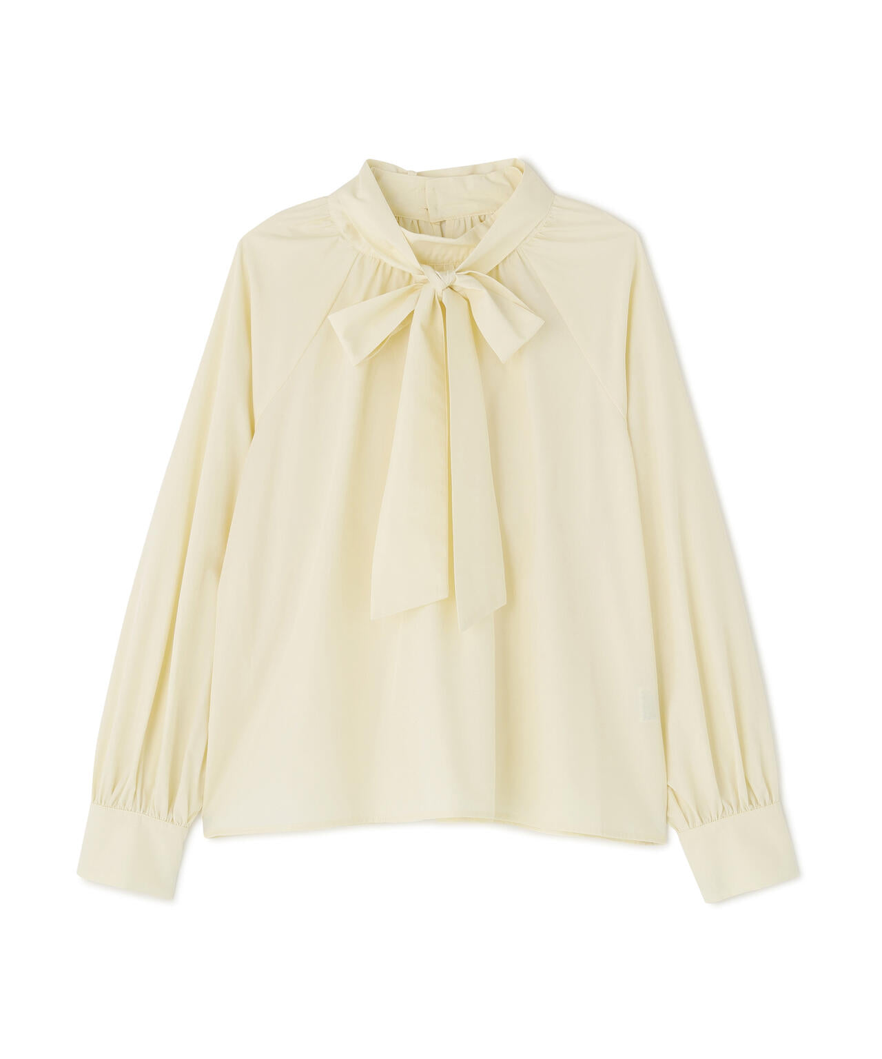 ハイネックリボンボウブラウス