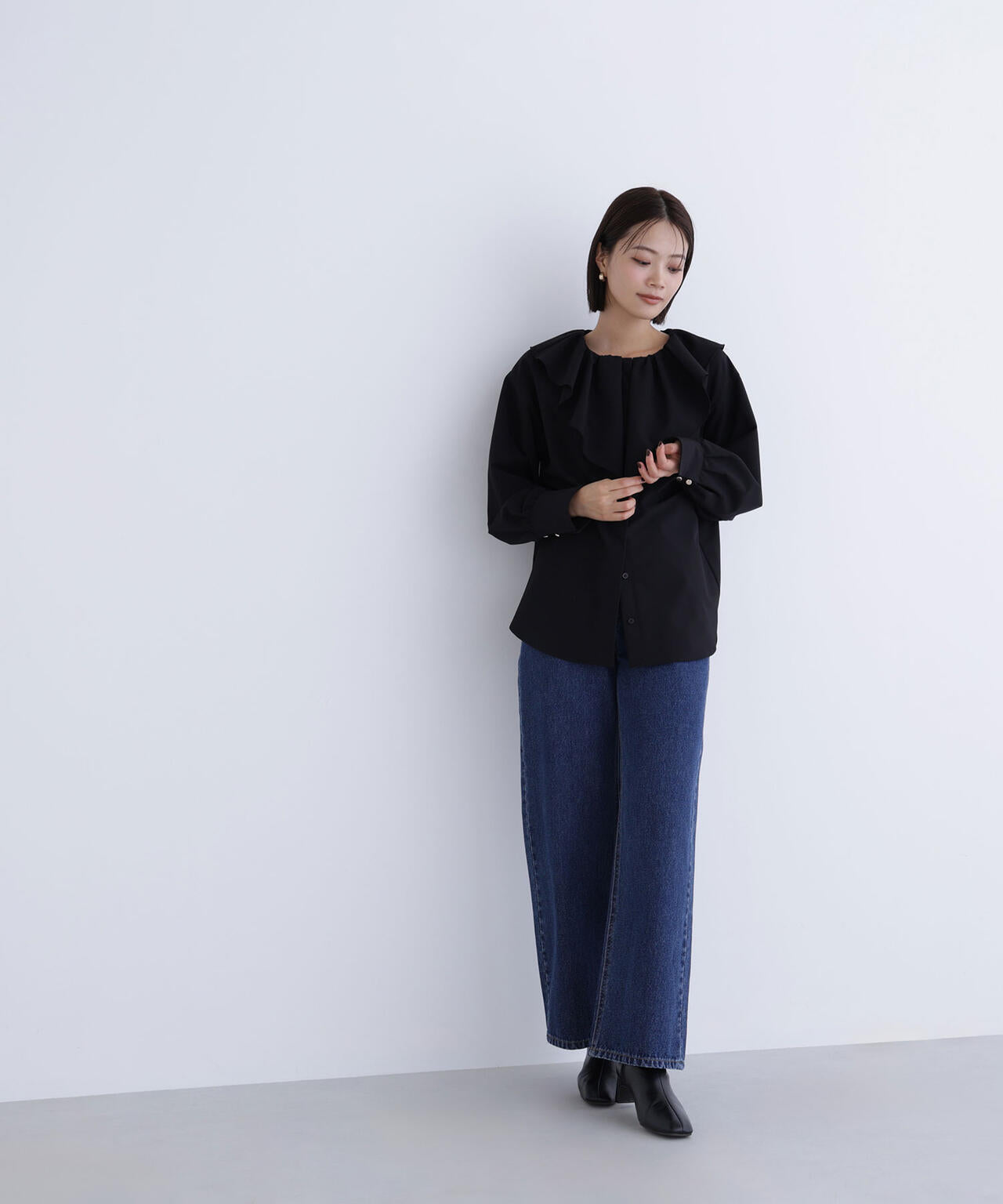 【Oggi掲載】デザインラッフルブラウス