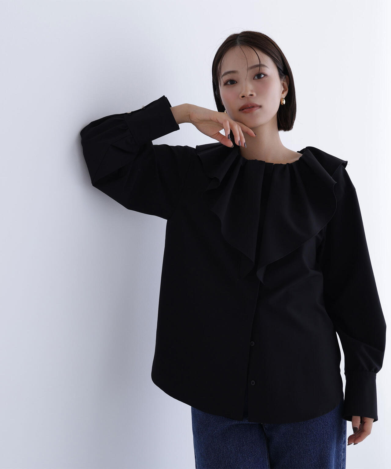 【Oggi掲載】デザインラッフルブラウス