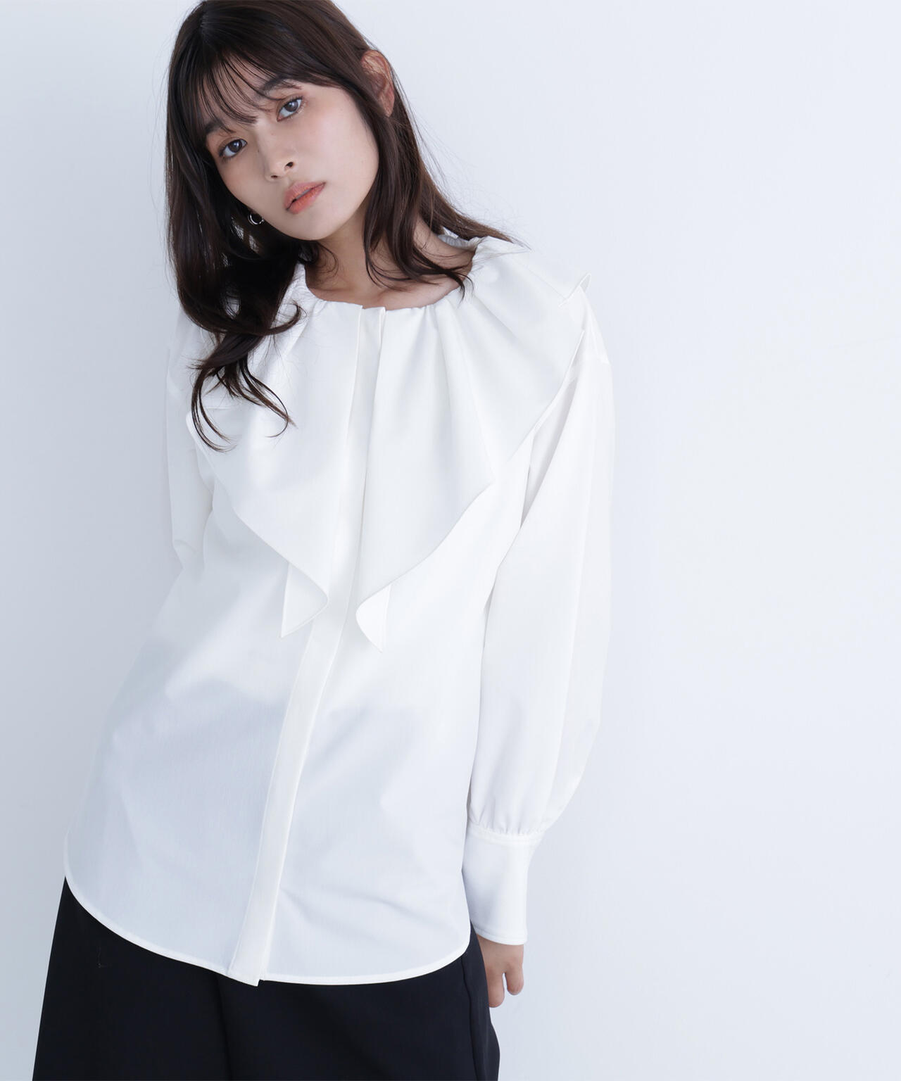 【Oggi掲載】デザインラッフルブラウス