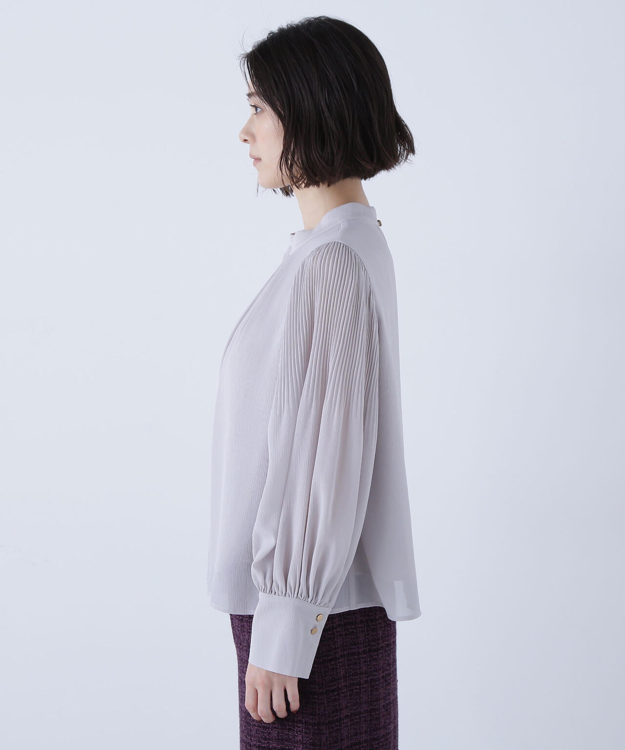楊柳プリーツブラウス