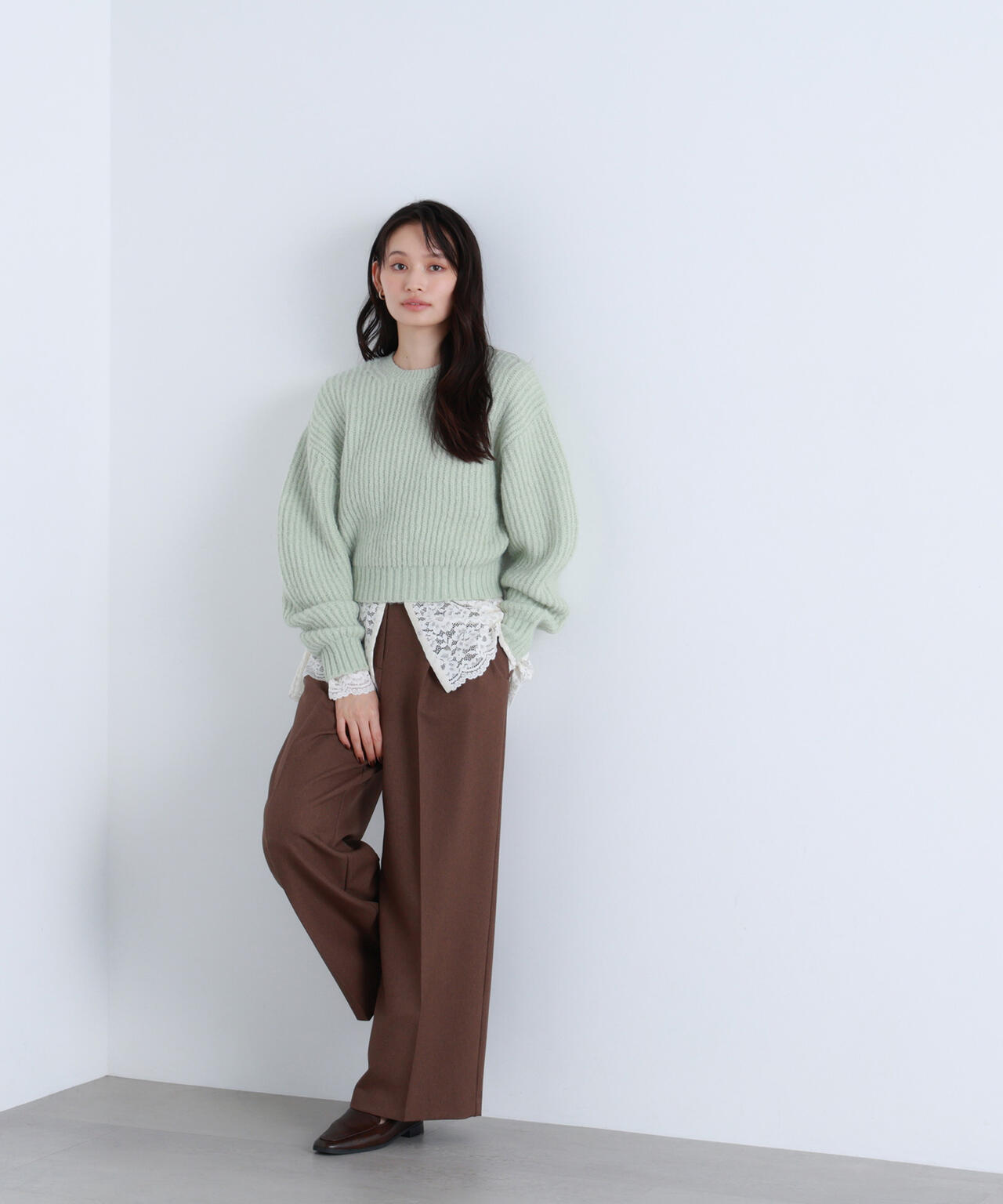 【BLANC】レースブラウス