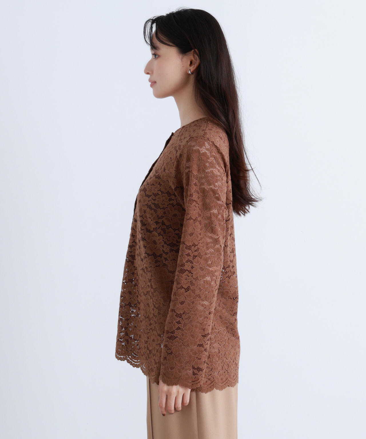 【BLANC】レースブラウス