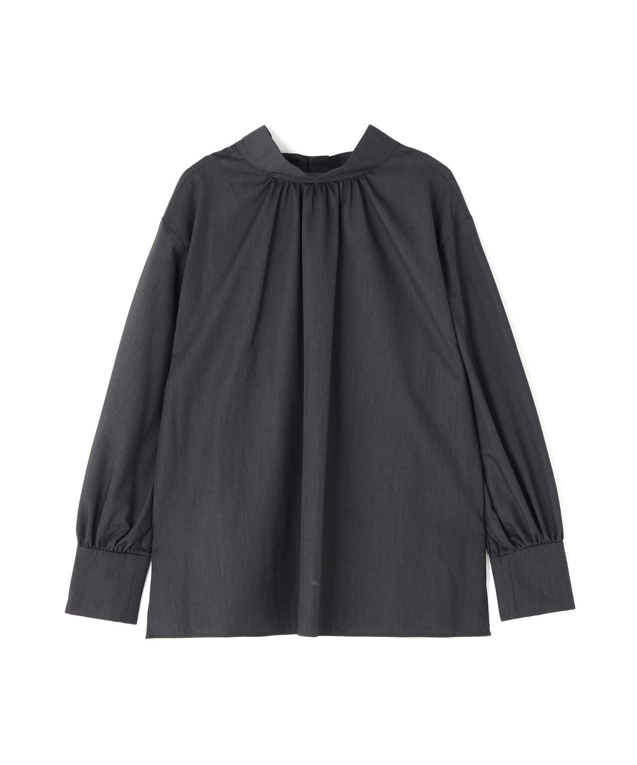 2wayスタンドネックブラウス