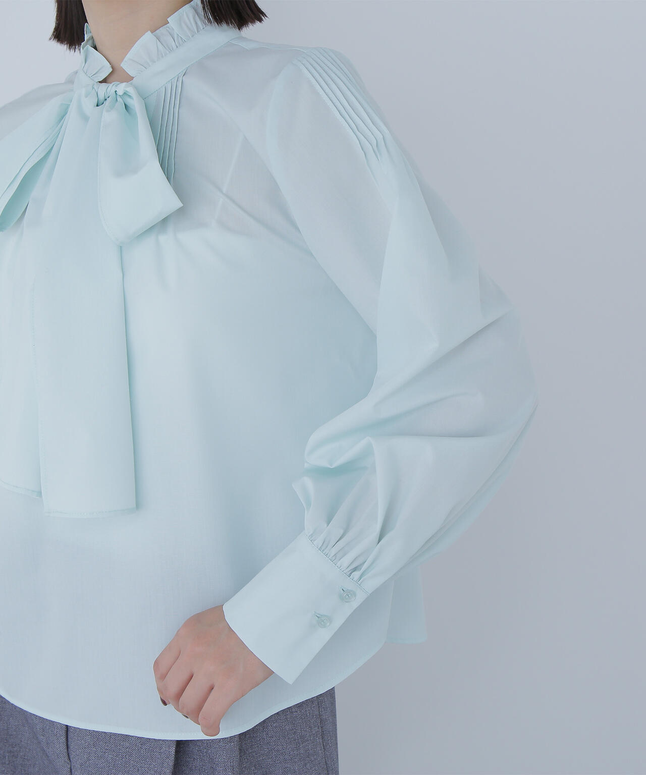 2wayスキッパーボウブラウス