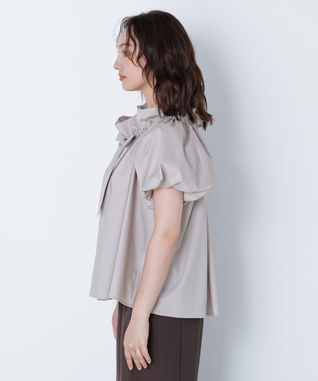 2wayリボンボウブラウス
