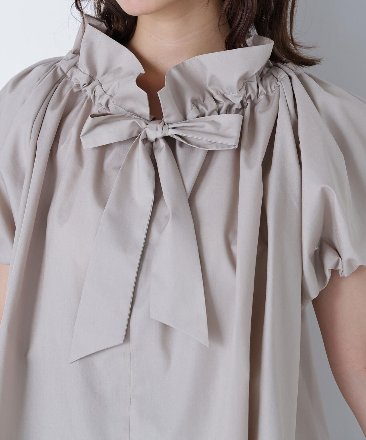 2wayリボンボウブラウス