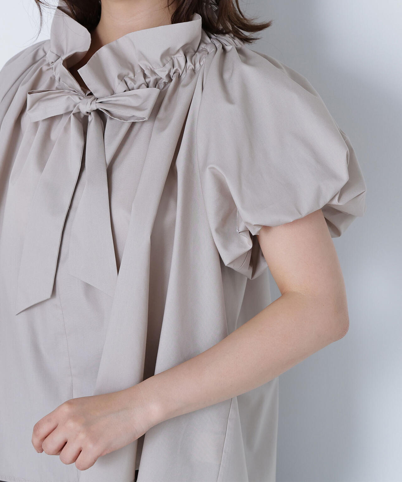 2wayリボンボウブラウス