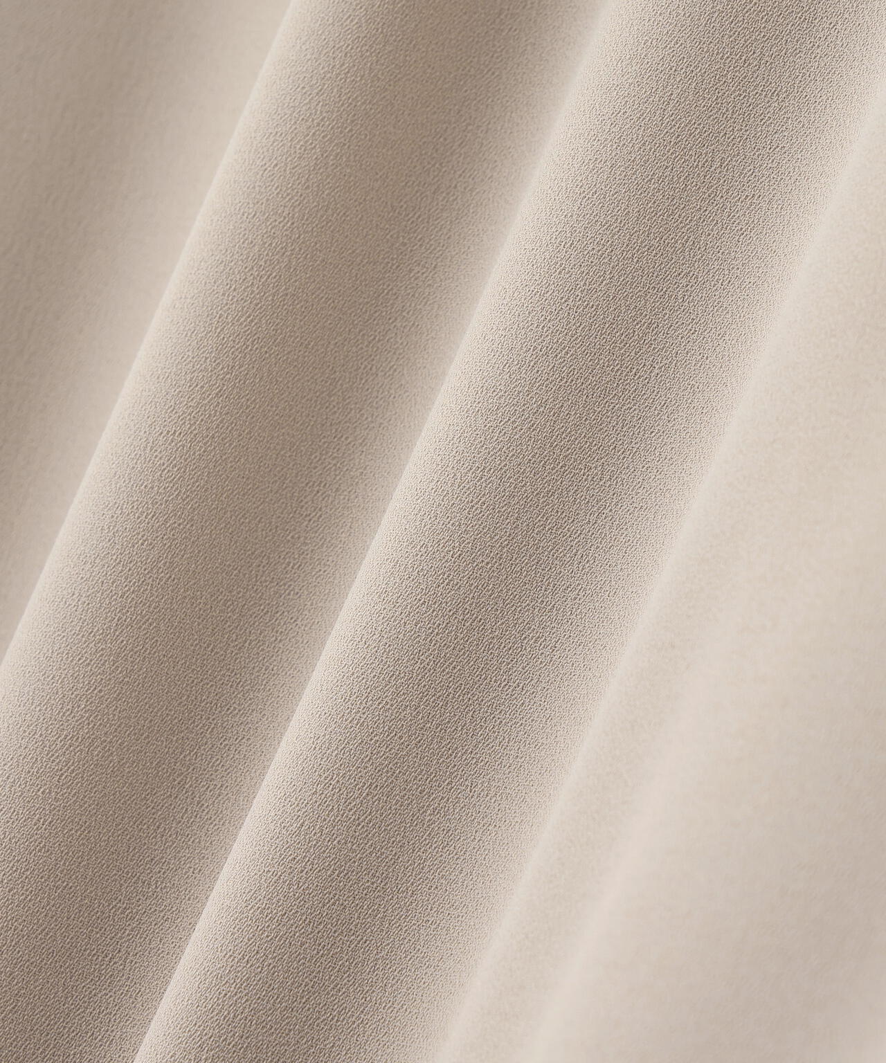 バイカラーフリルネックブラウス