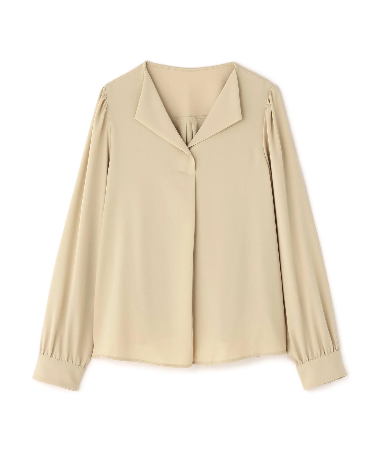 スキッパーメタルポイントブラウス