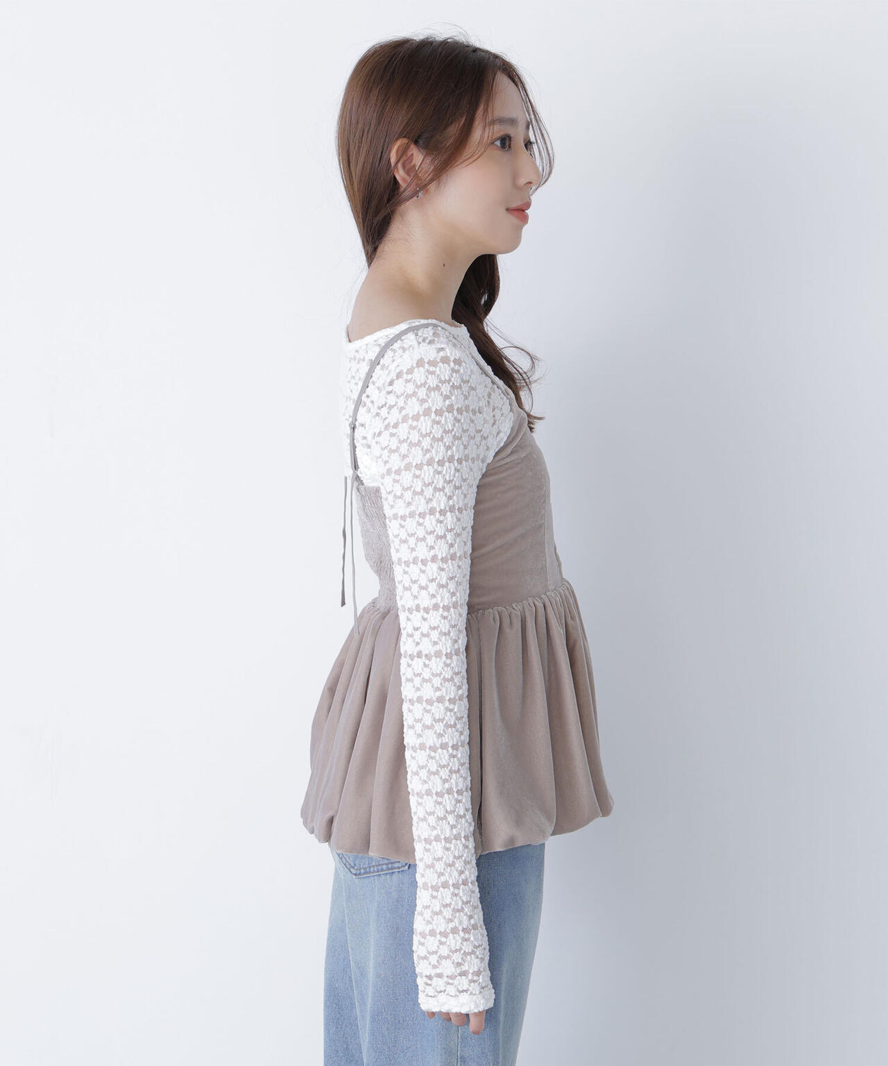 ベルベットキャミビスチェ