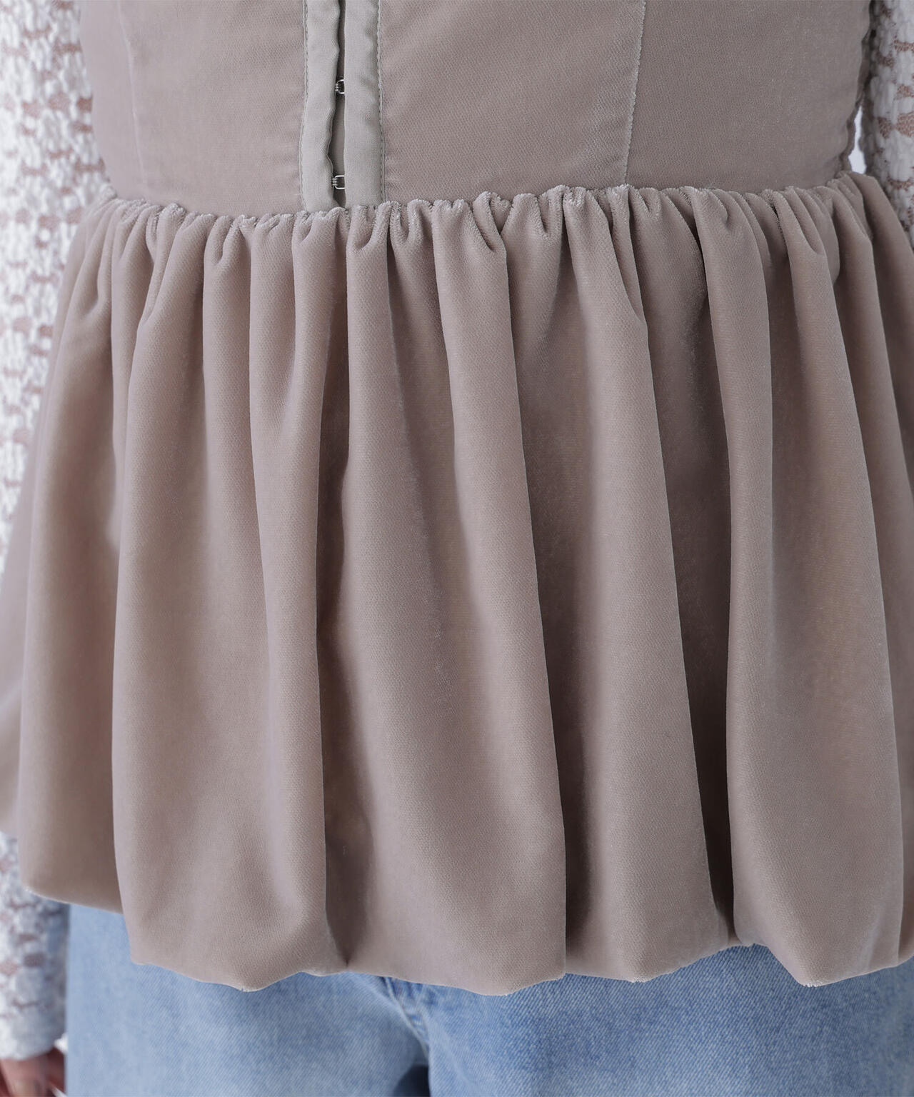 ベルベットキャミビスチェ