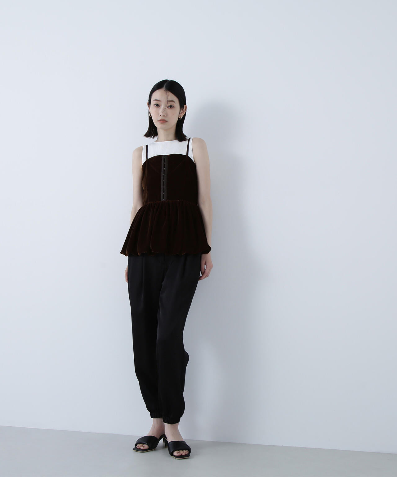 ベルベットキャミビスチェ