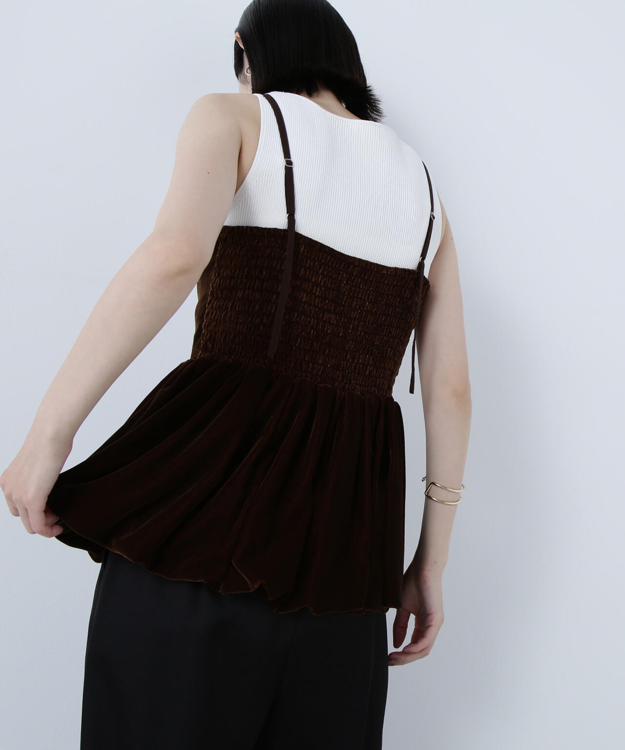 ベルベットキャミビスチェ