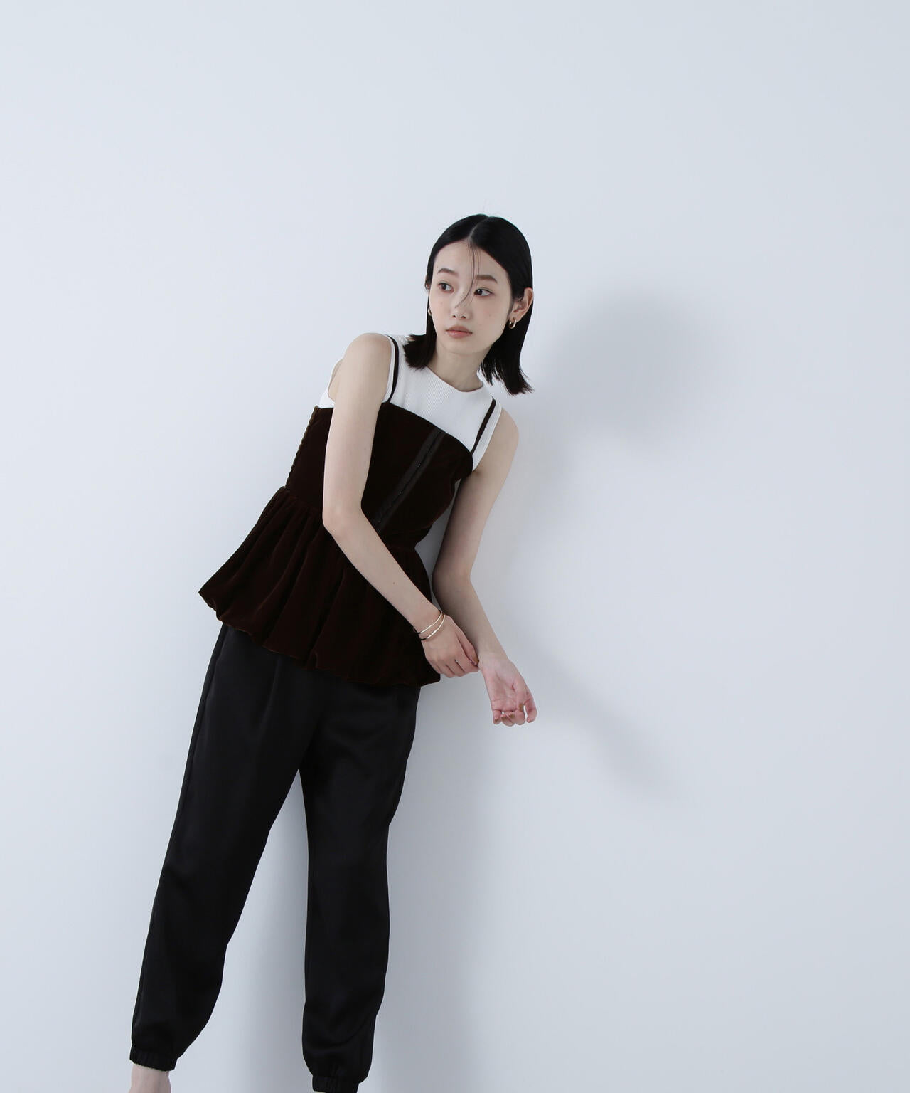 ベルベットキャミビスチェ