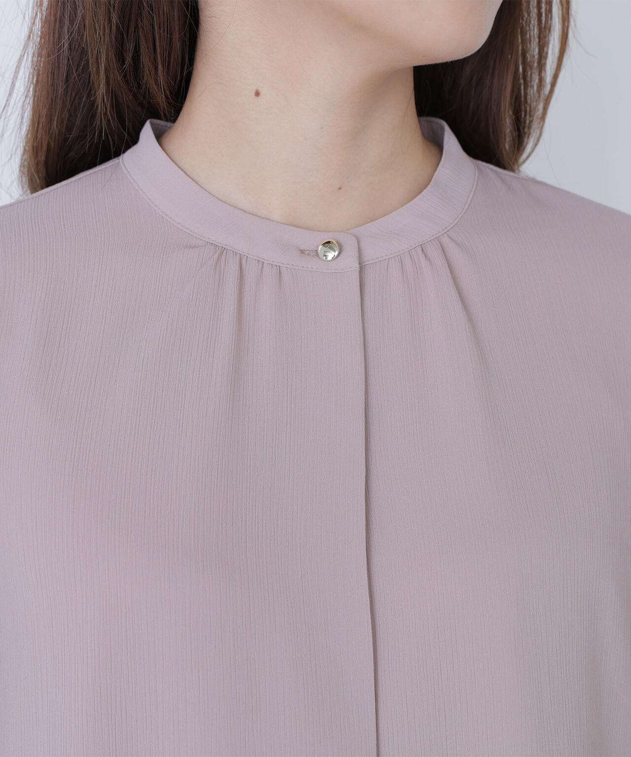 メタルポイント楊柳ブラウス