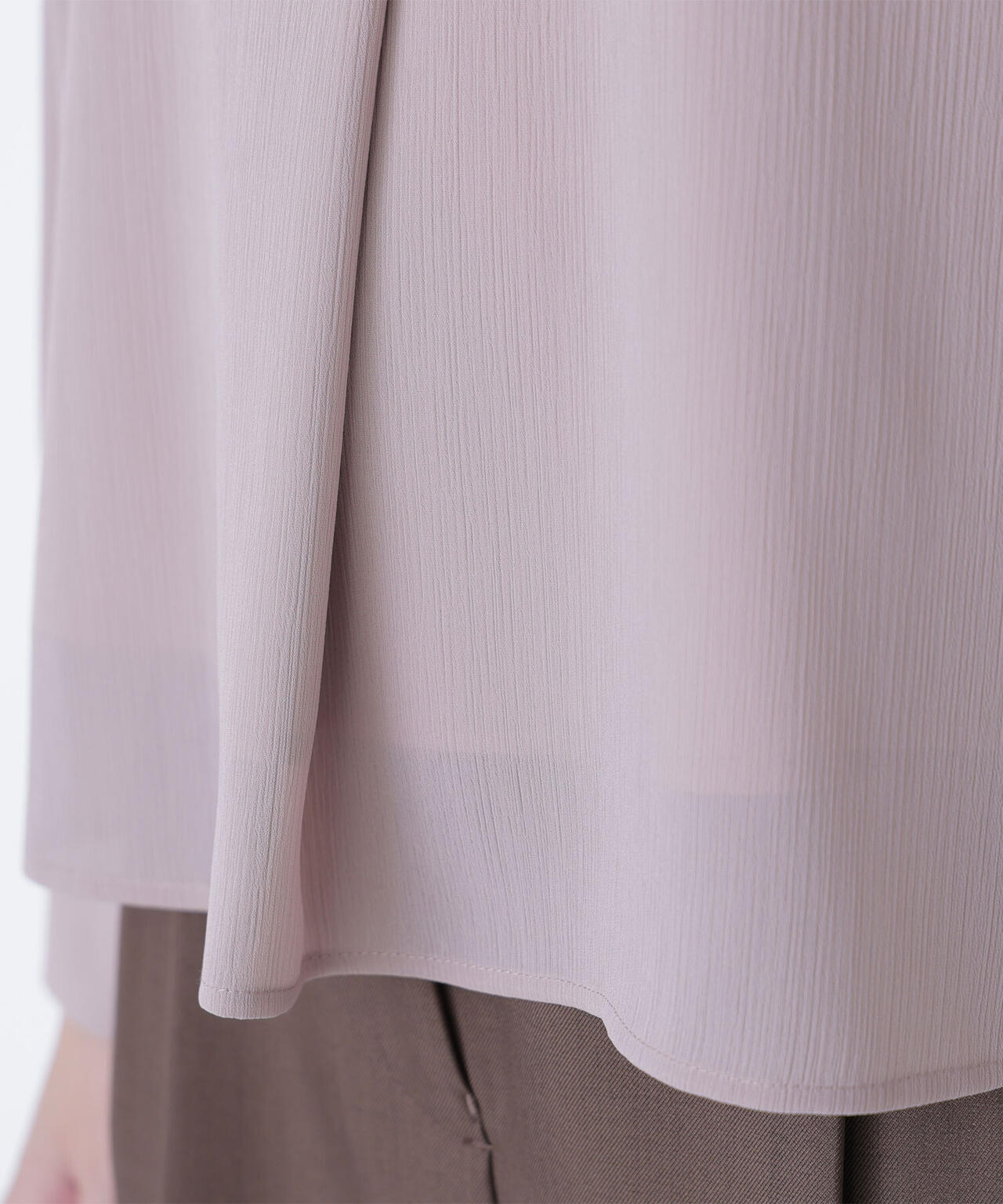 メタルポイント楊柳ブラウス