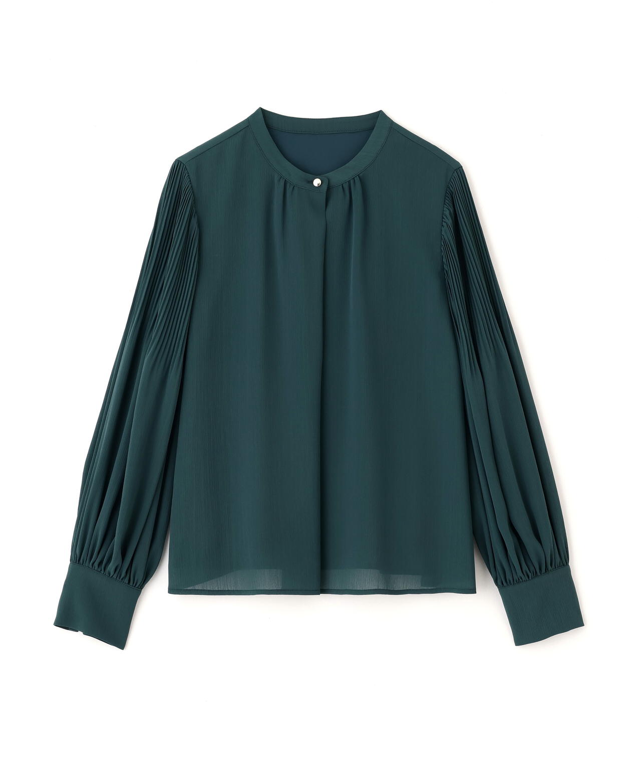 メタルポイント楊柳ブラウス