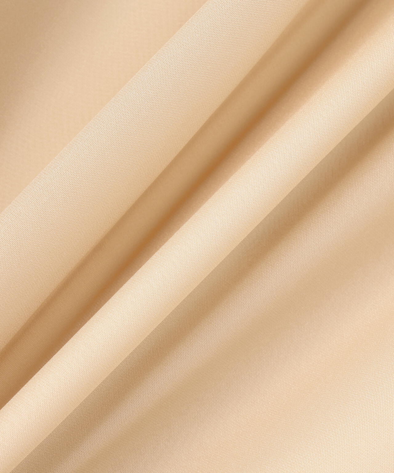 ハイネックボリュームシアーブラウス