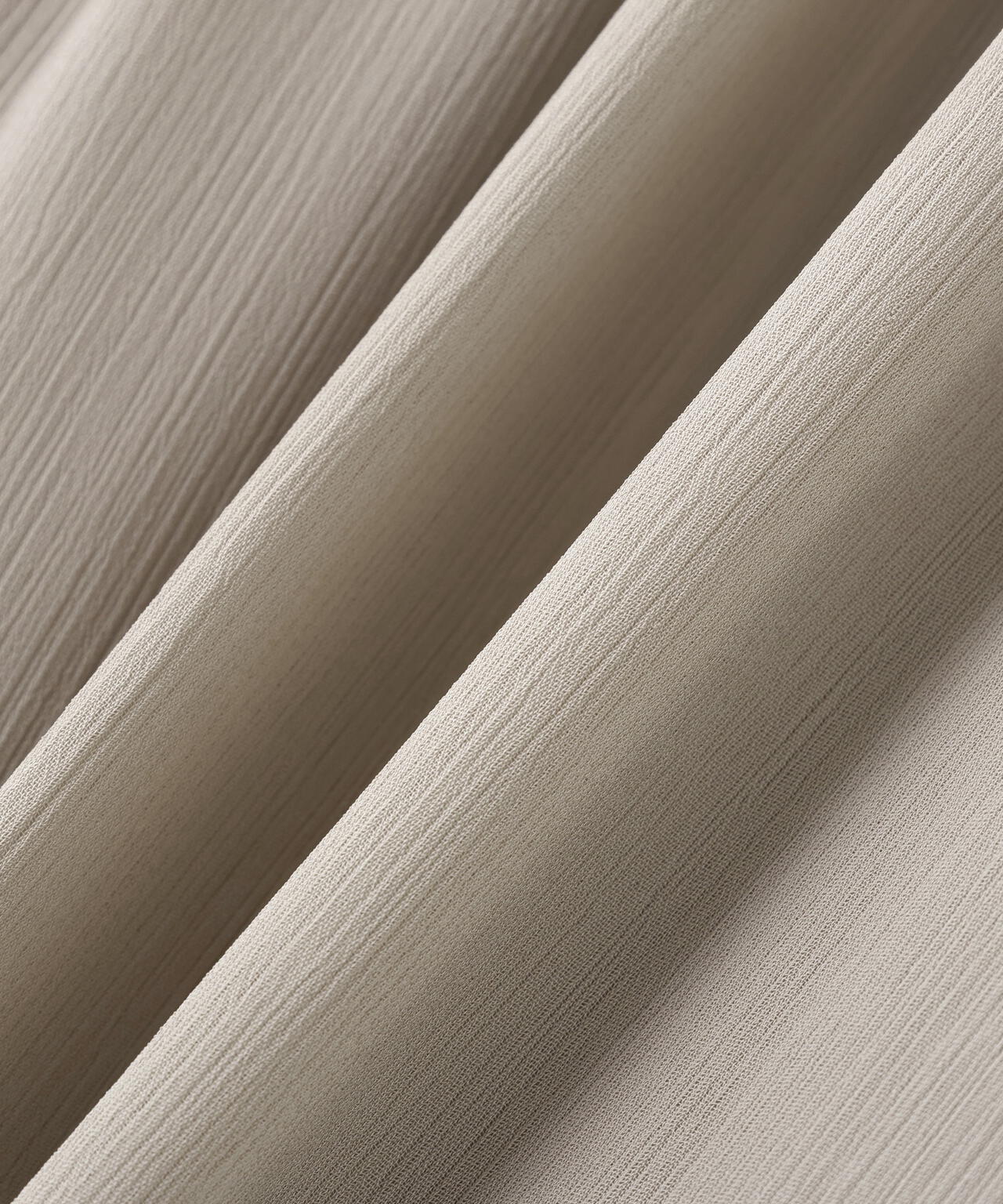 シャーリング楊柳ブラウス