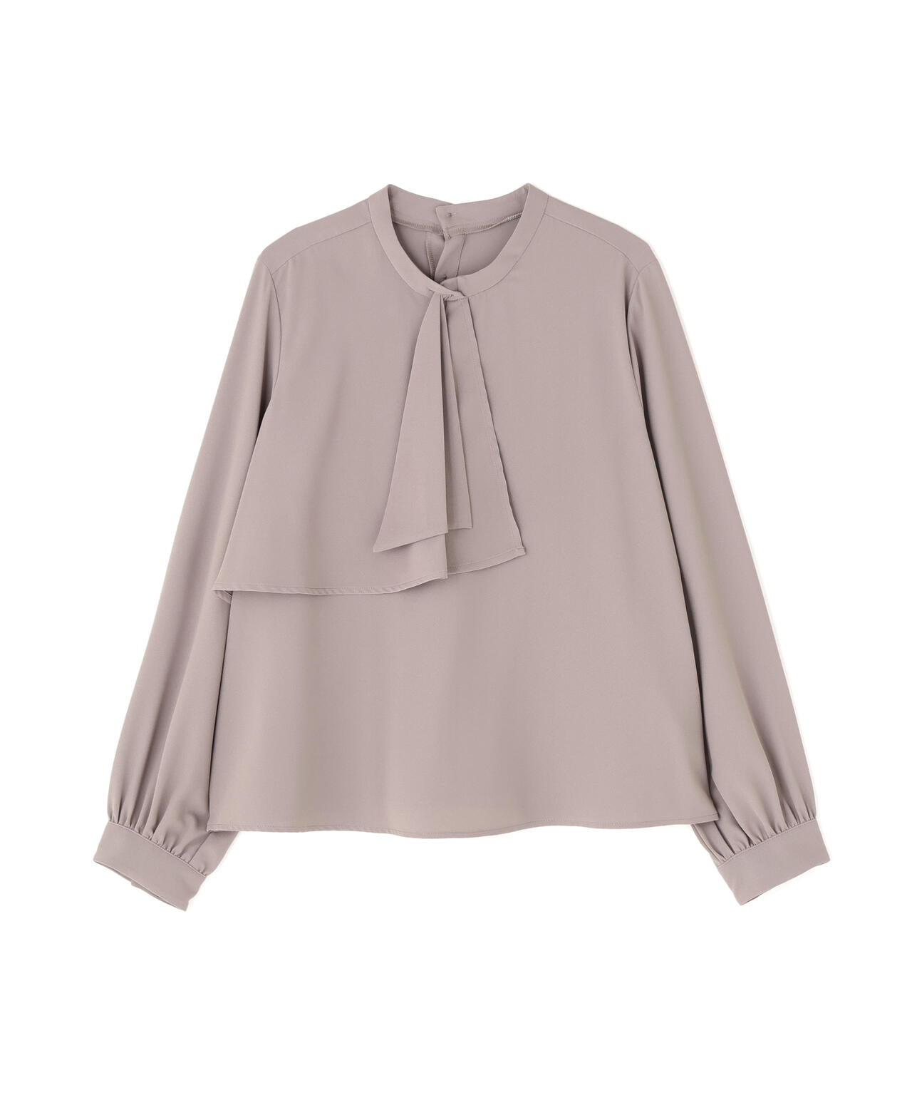 アシメラッフルボウブラウス