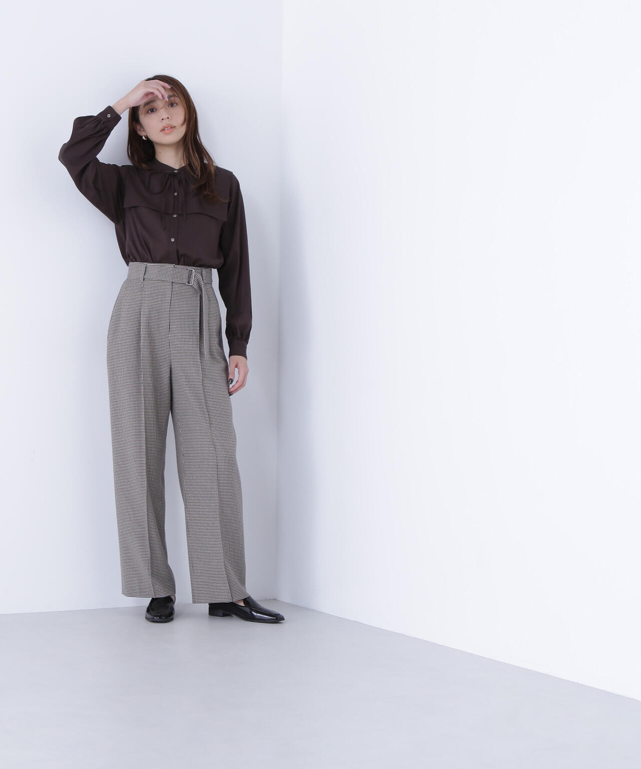 【Oggi掲載】スクエアカラーブラウス