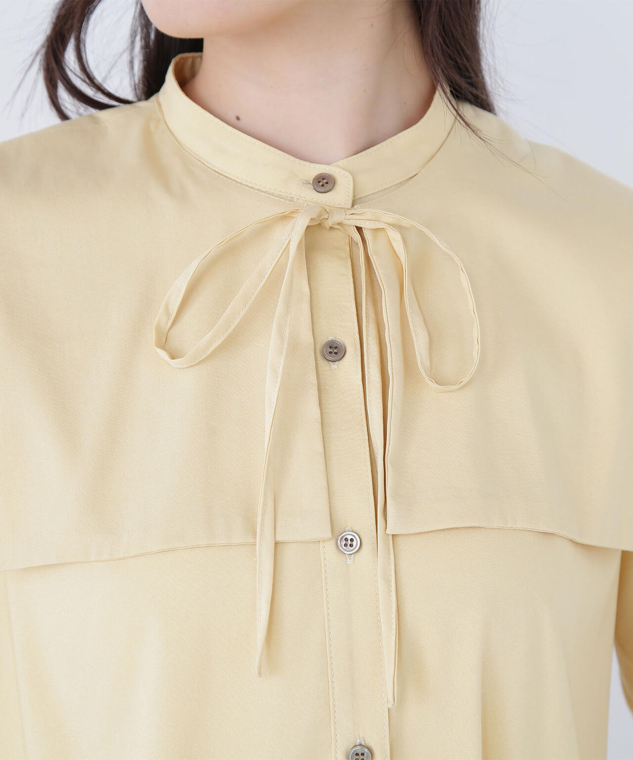 【Oggi掲載】スクエアカラーブラウス