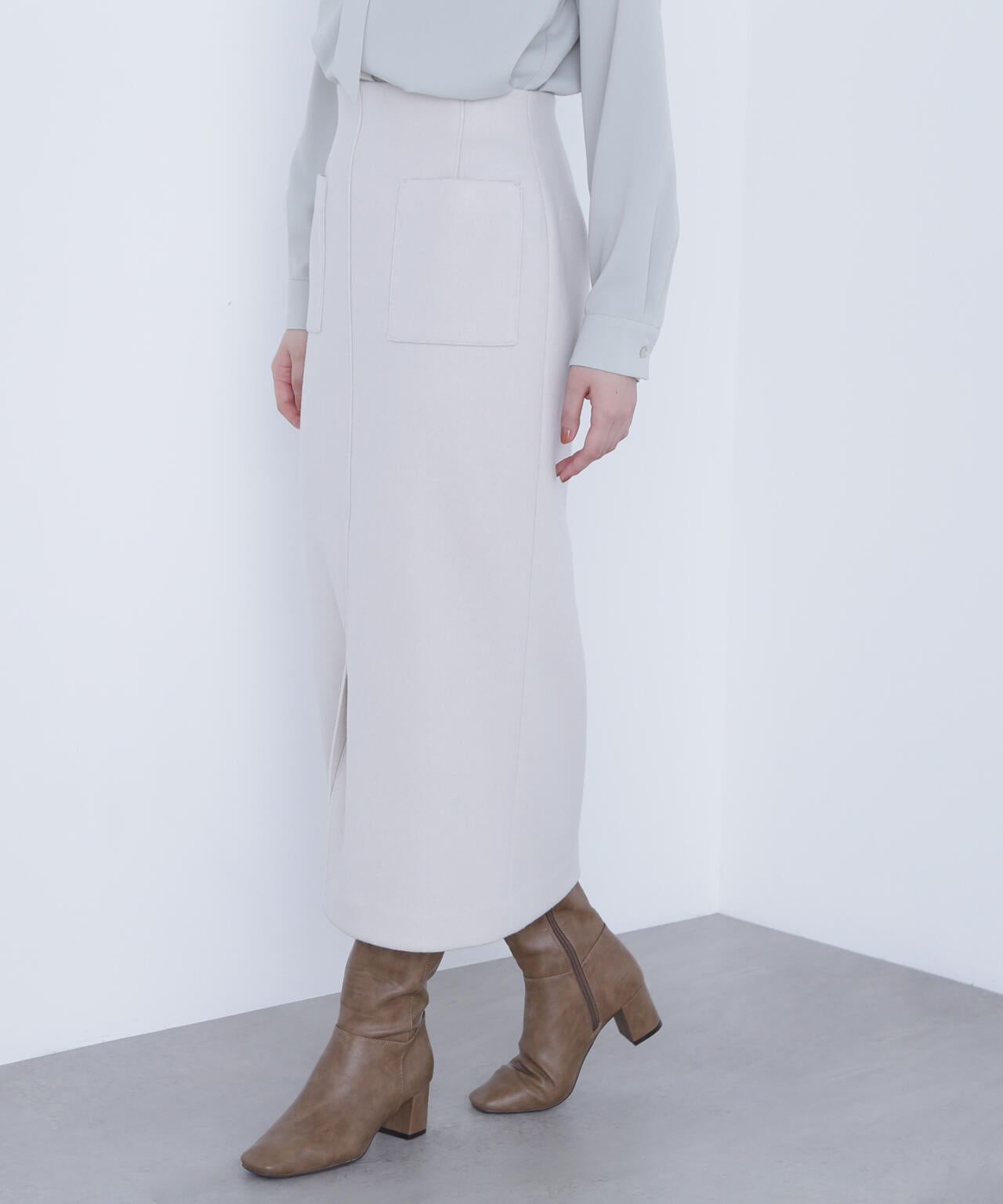 圧縮ジャージーシリーズ ナロースカート