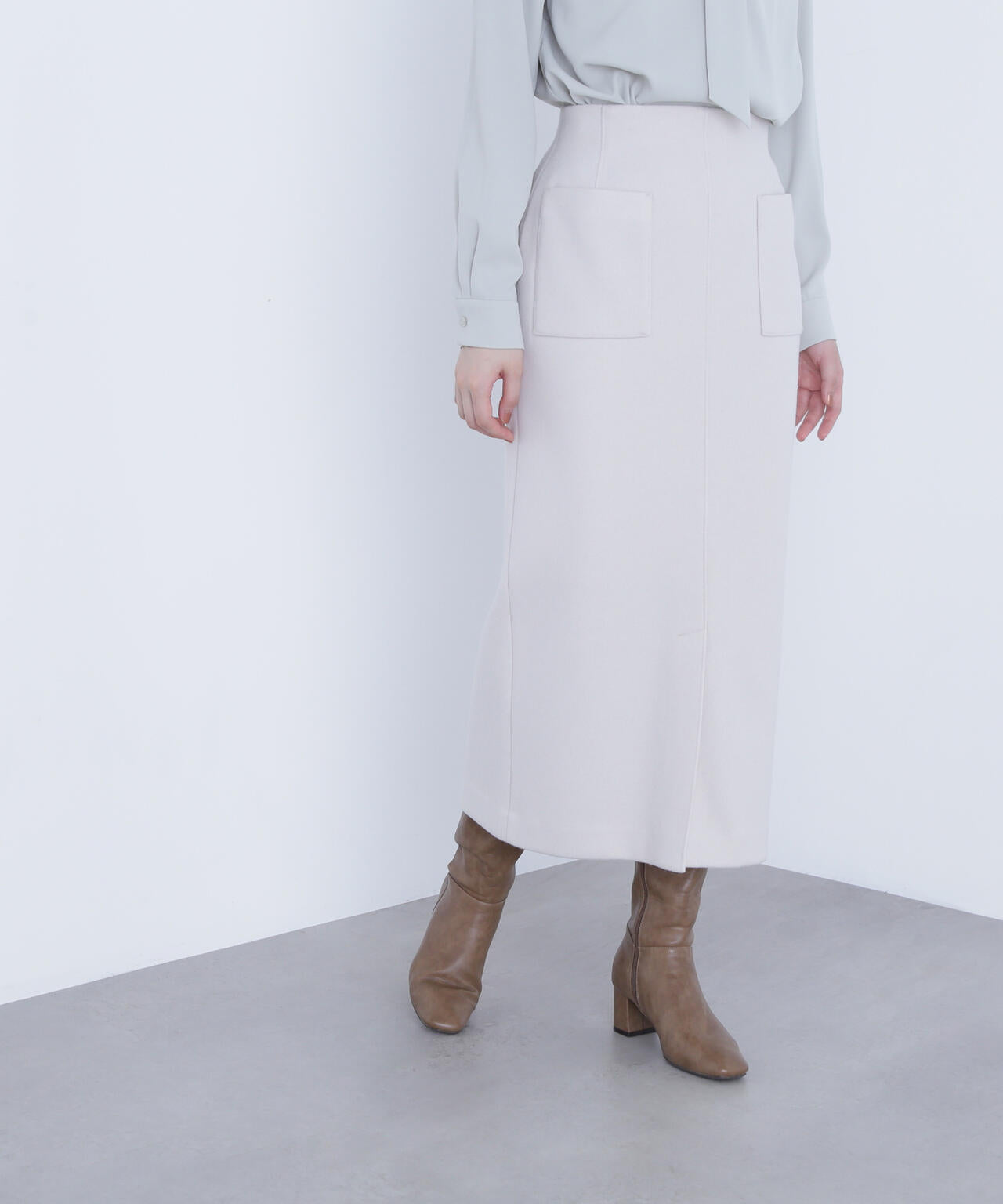 圧縮ジャージーシリーズ ナロースカート