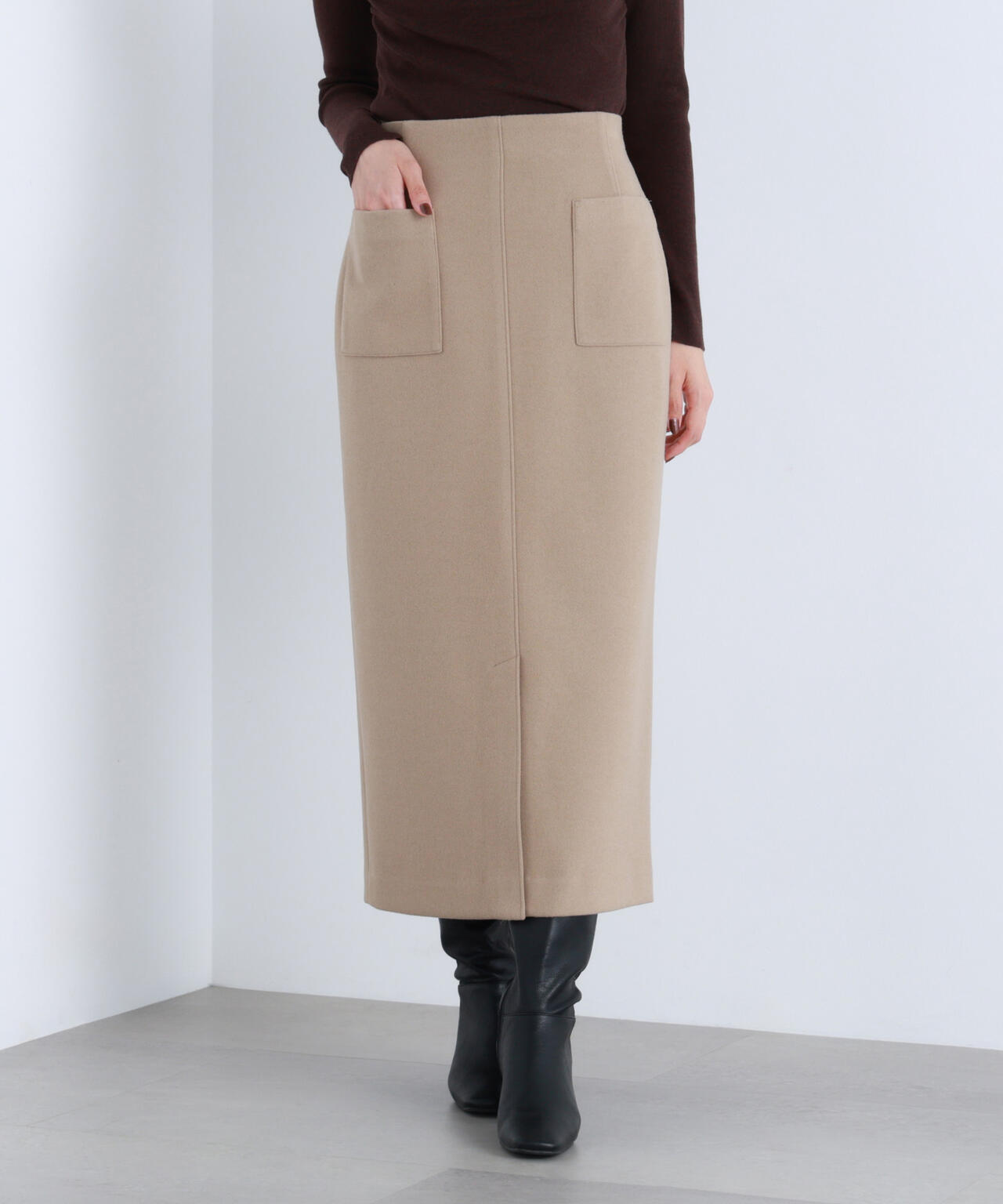 圧縮ジャージーシリーズ ナロースカート