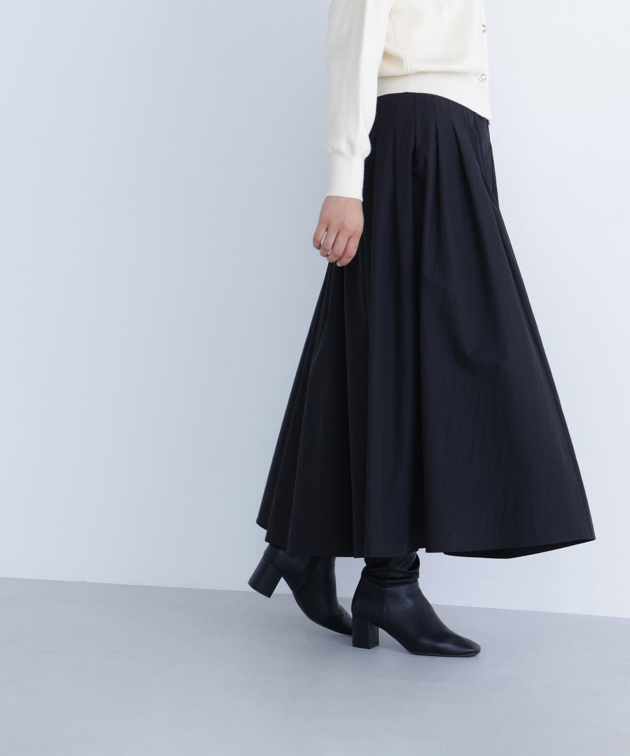 【Oggi掲載】タフタボリュームスカート