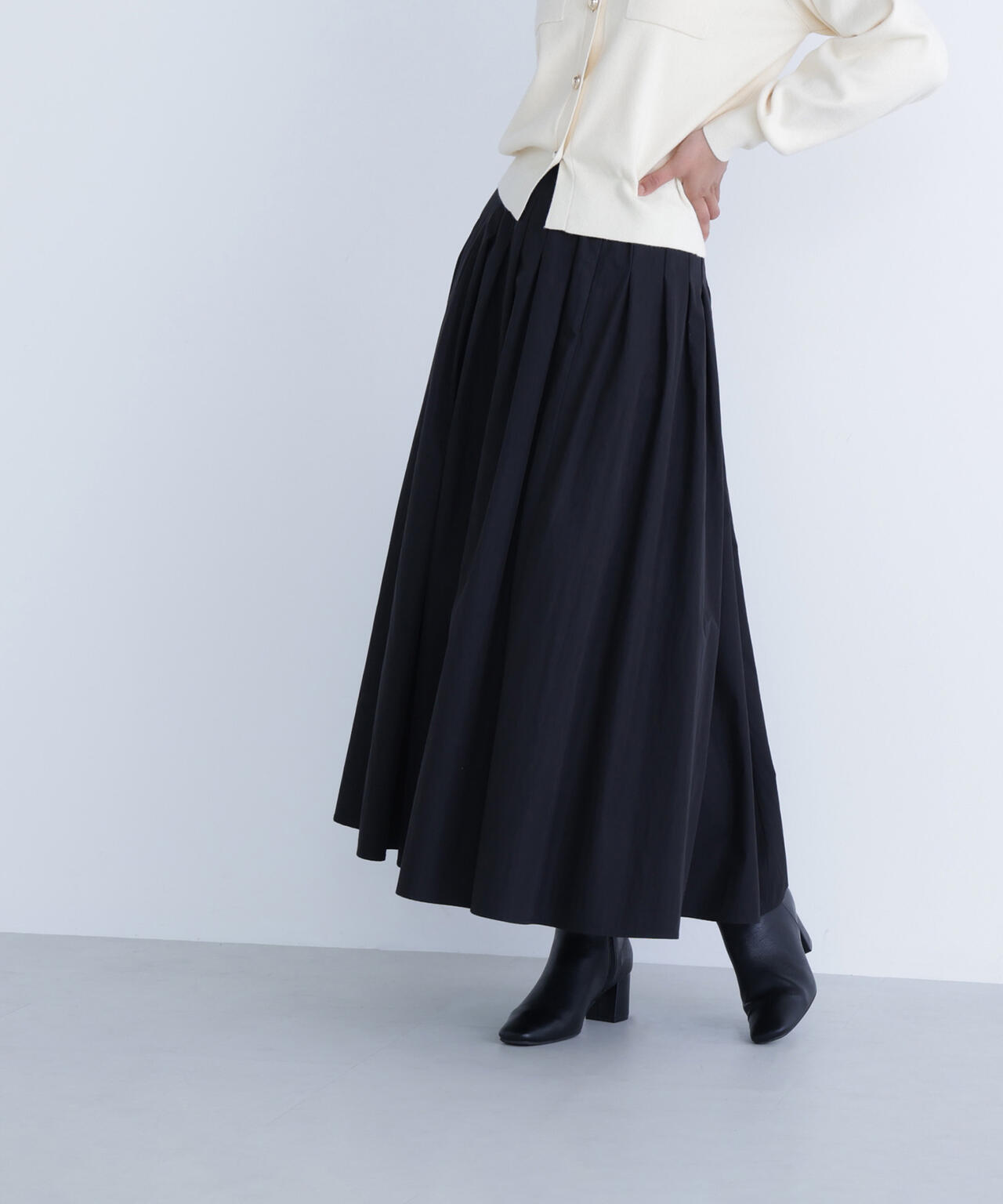 【Oggi掲載】タフタボリュームスカート