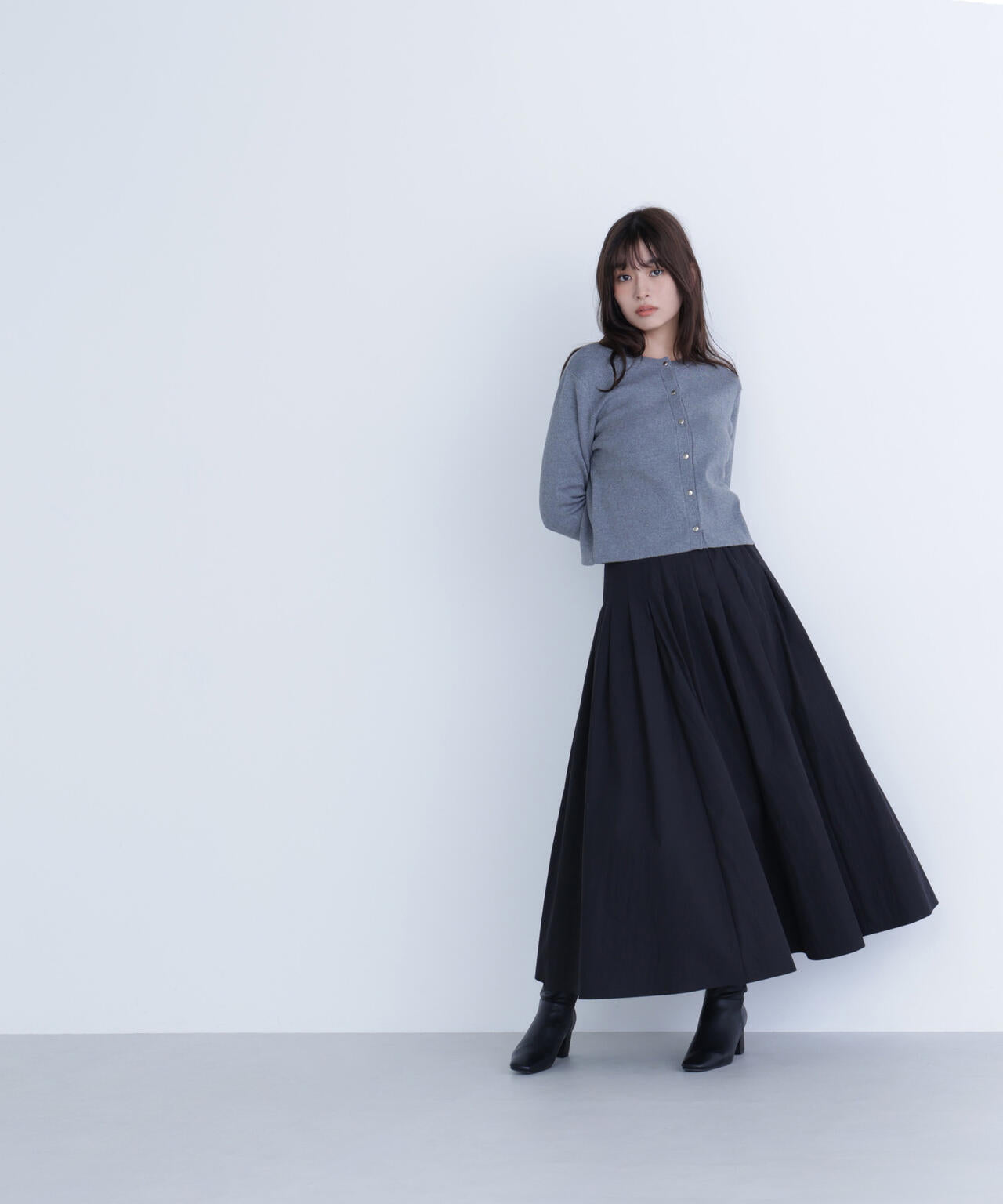 【Oggi掲載】タフタボリュームスカート