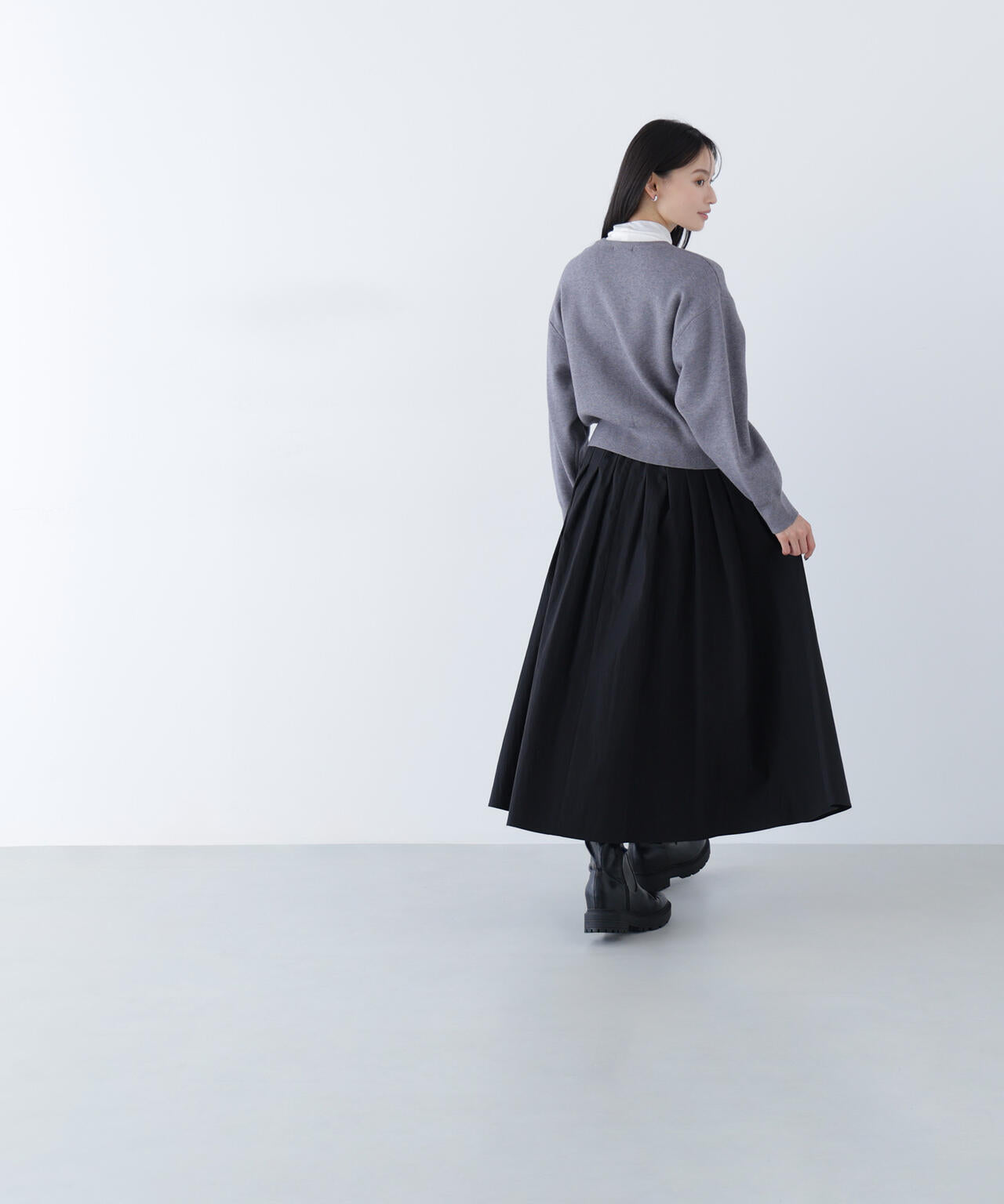【Oggi掲載】タフタボリュームスカート
