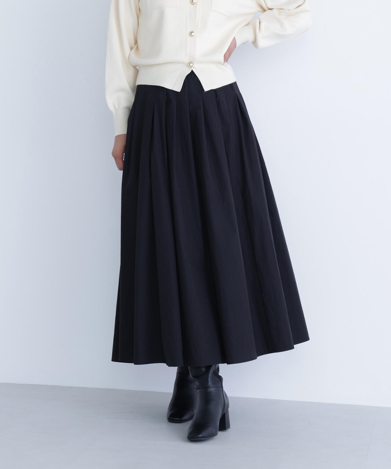 【Oggi掲載】タフタボリュームスカート