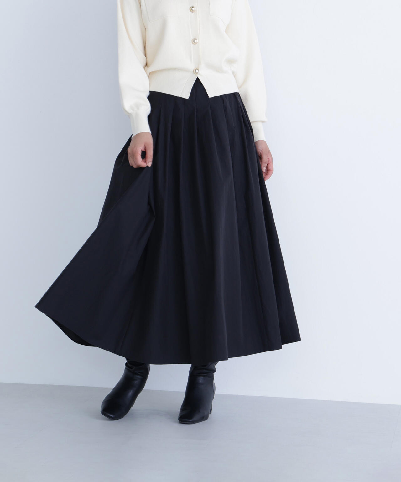 【Oggi掲載】タフタボリュームスカート