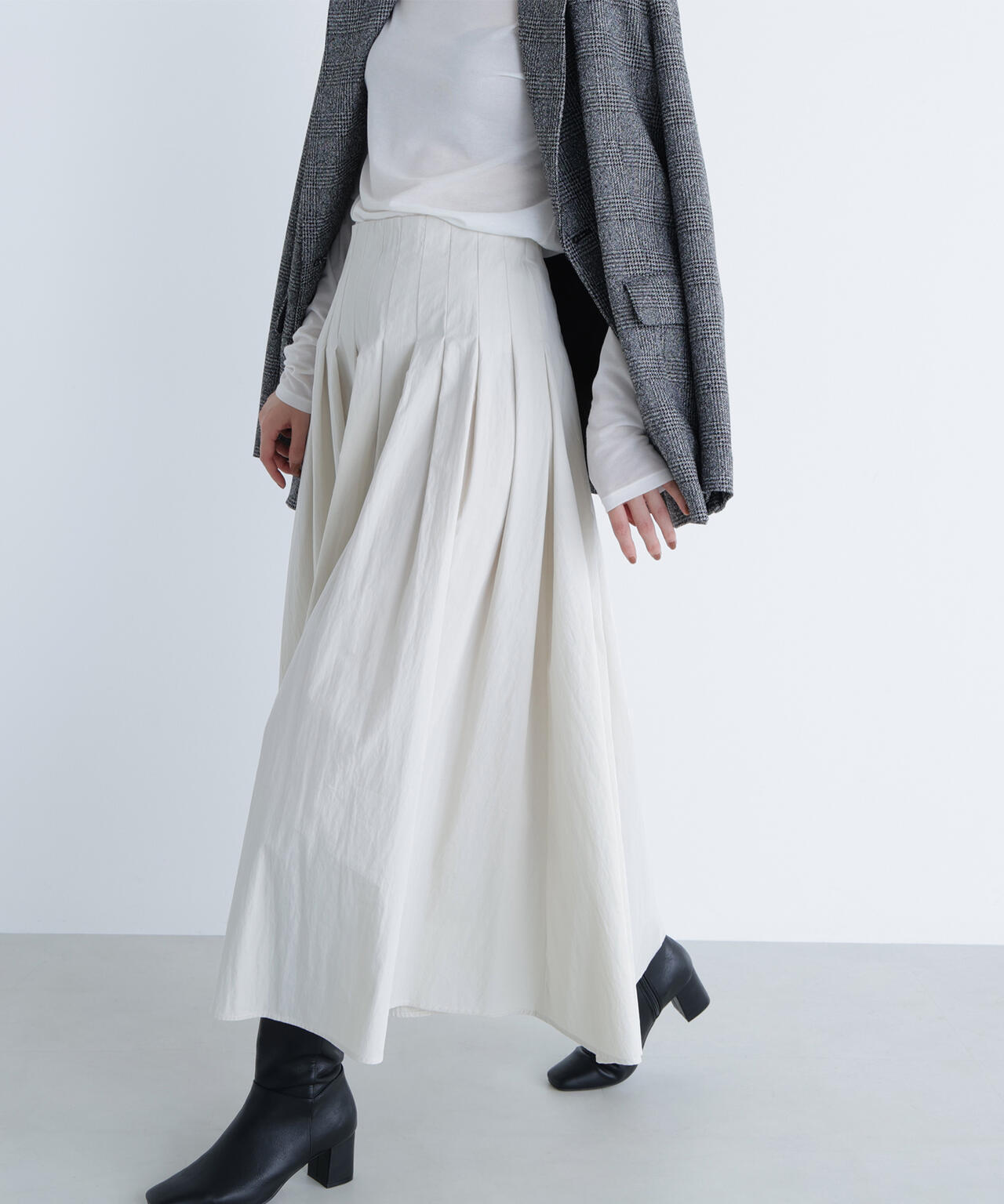【Oggi掲載】タフタボリュームスカート