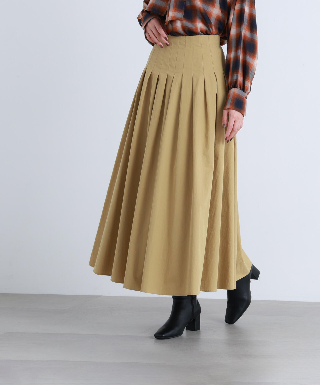 【Oggi掲載】タフタボリュームスカート