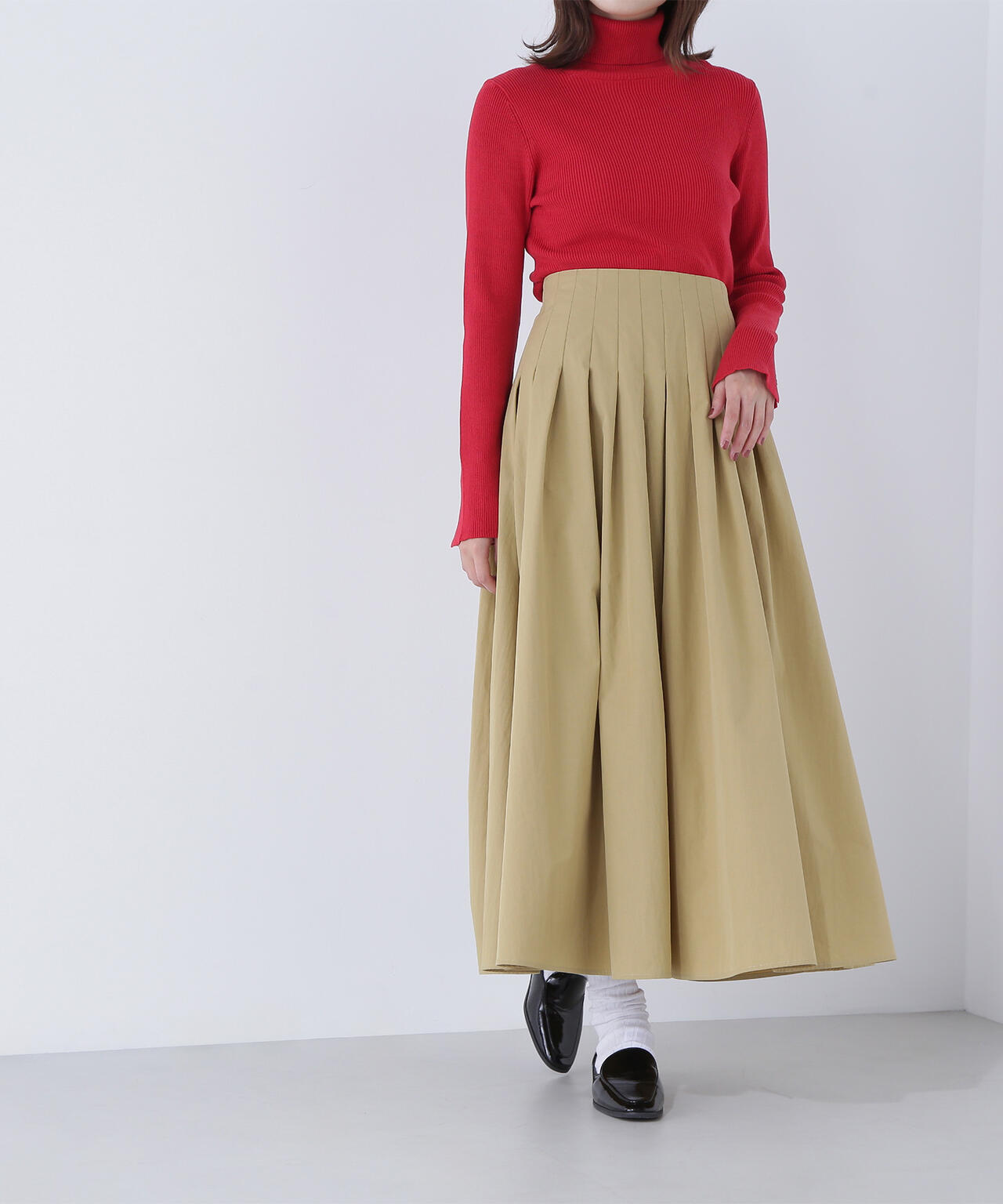 【Oggi掲載】タフタボリュームスカート